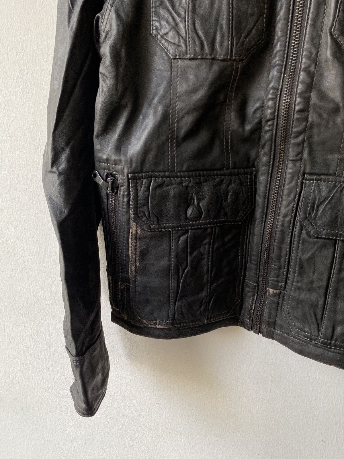 G-Star G Star Raw 3301 Multipocket Leather Jacket Size US S / EU 44-46 / 1 - 6 Thumbnail