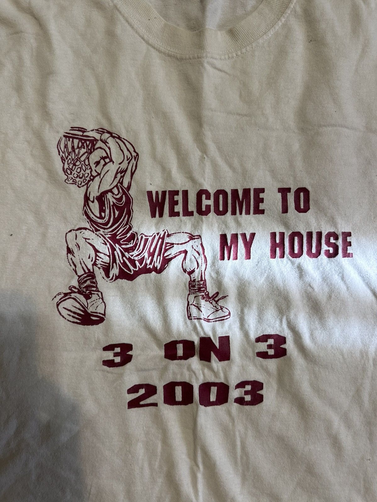 NCAA Vintage Hoop it up 3 on 3 “off white” shirt 90s size large Size US L / EU 52-54 / 3 - 2 Thumbnail