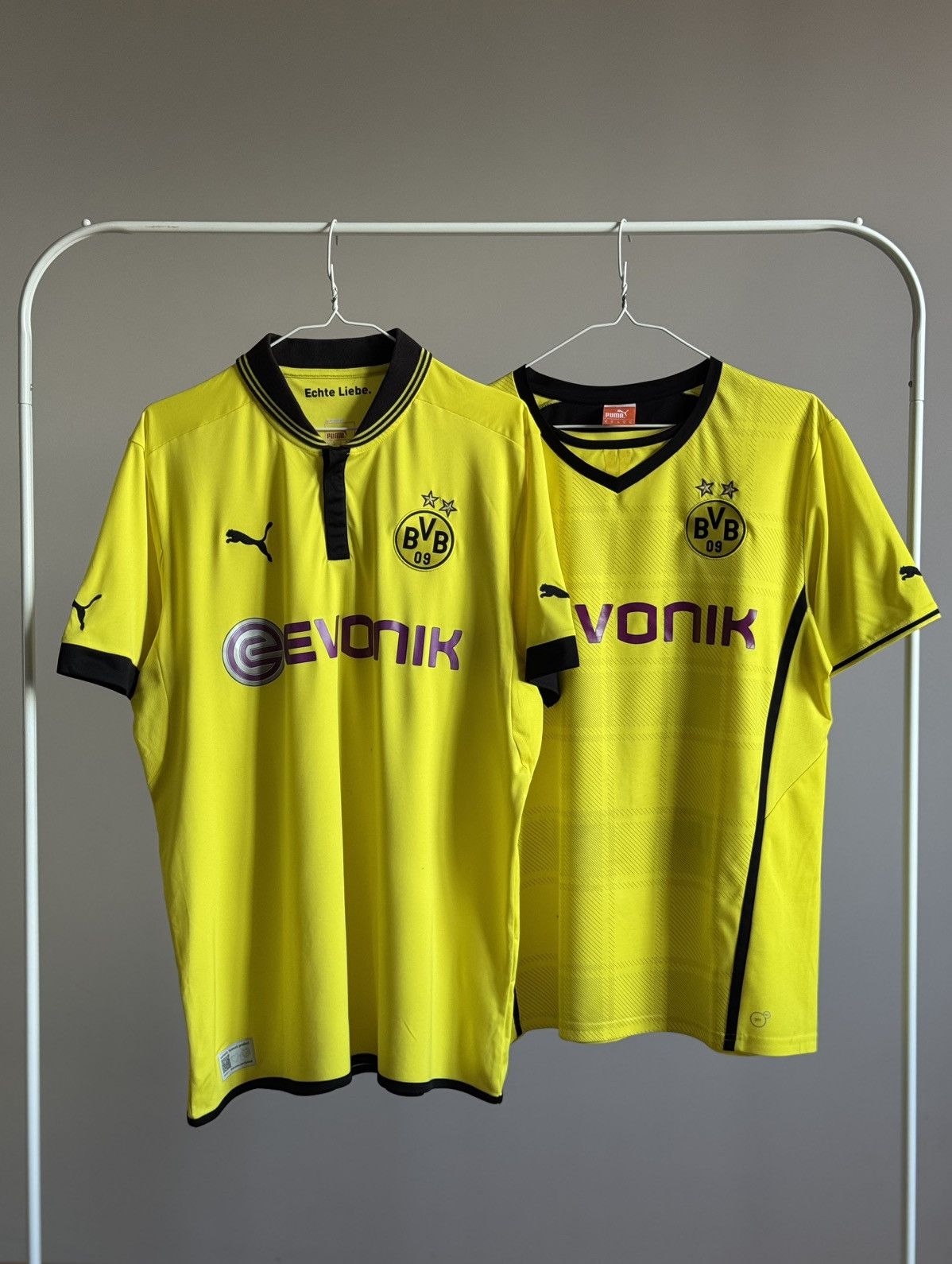Vintage Borussia Dortmund Puma Home Shirt Jersey 2012 2013 football Size US XXL / EU 58 / 5 - 14 Thumbnail