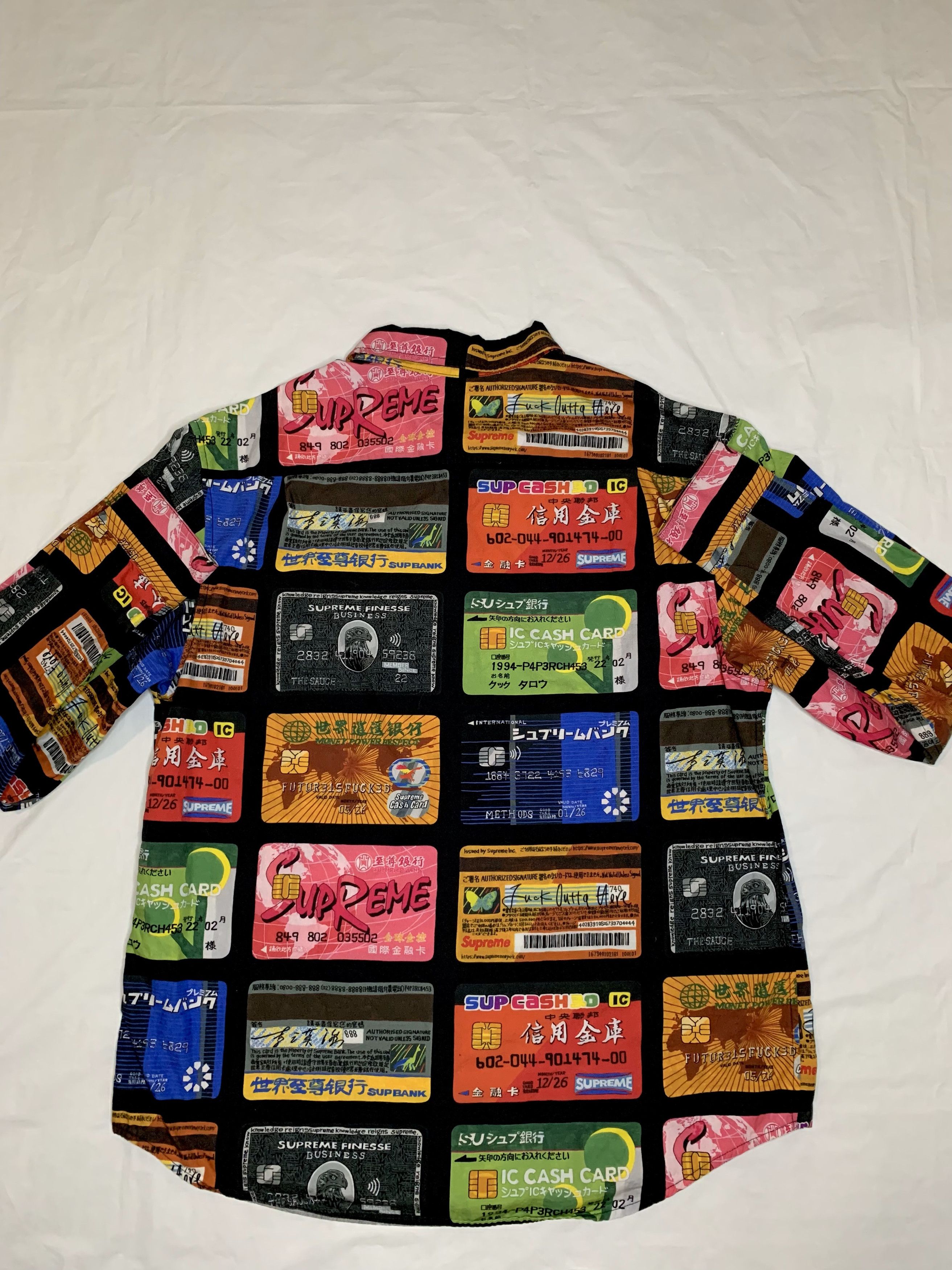 Supreme Supreme SS22 Credit Cards Shirt (M) Size US M / EU 48-50 / 2 - 7 Thumbnail