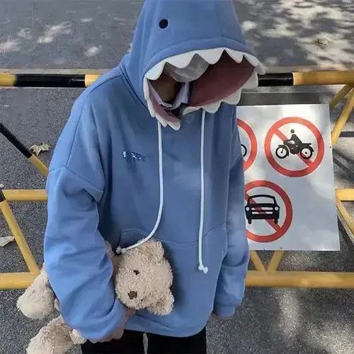 Other Funny Shark Patchwork Hoodies Size US M / EU 48-50 / 2 - 1 Thumbnail