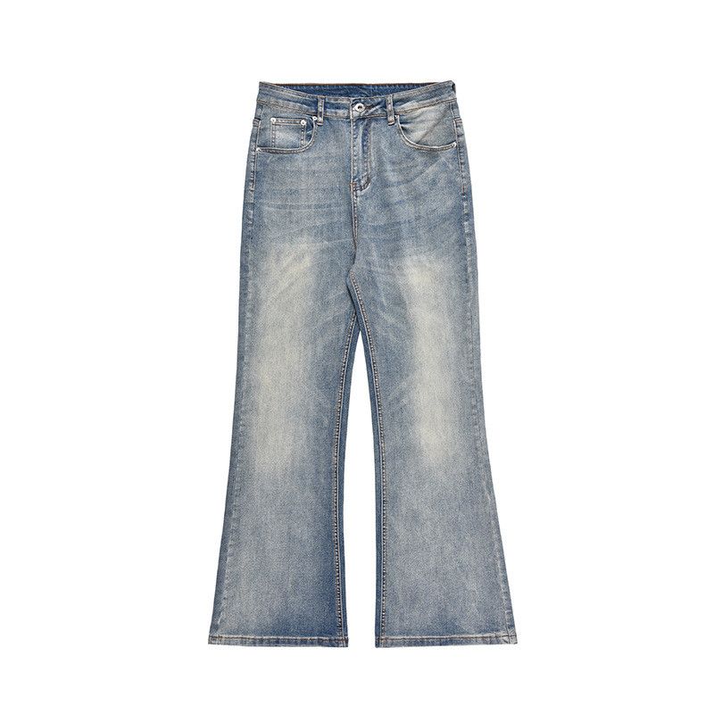 Vintage American casual distressed flared jeans for men Size US 32 / EU 48 - 1 Thumbnail