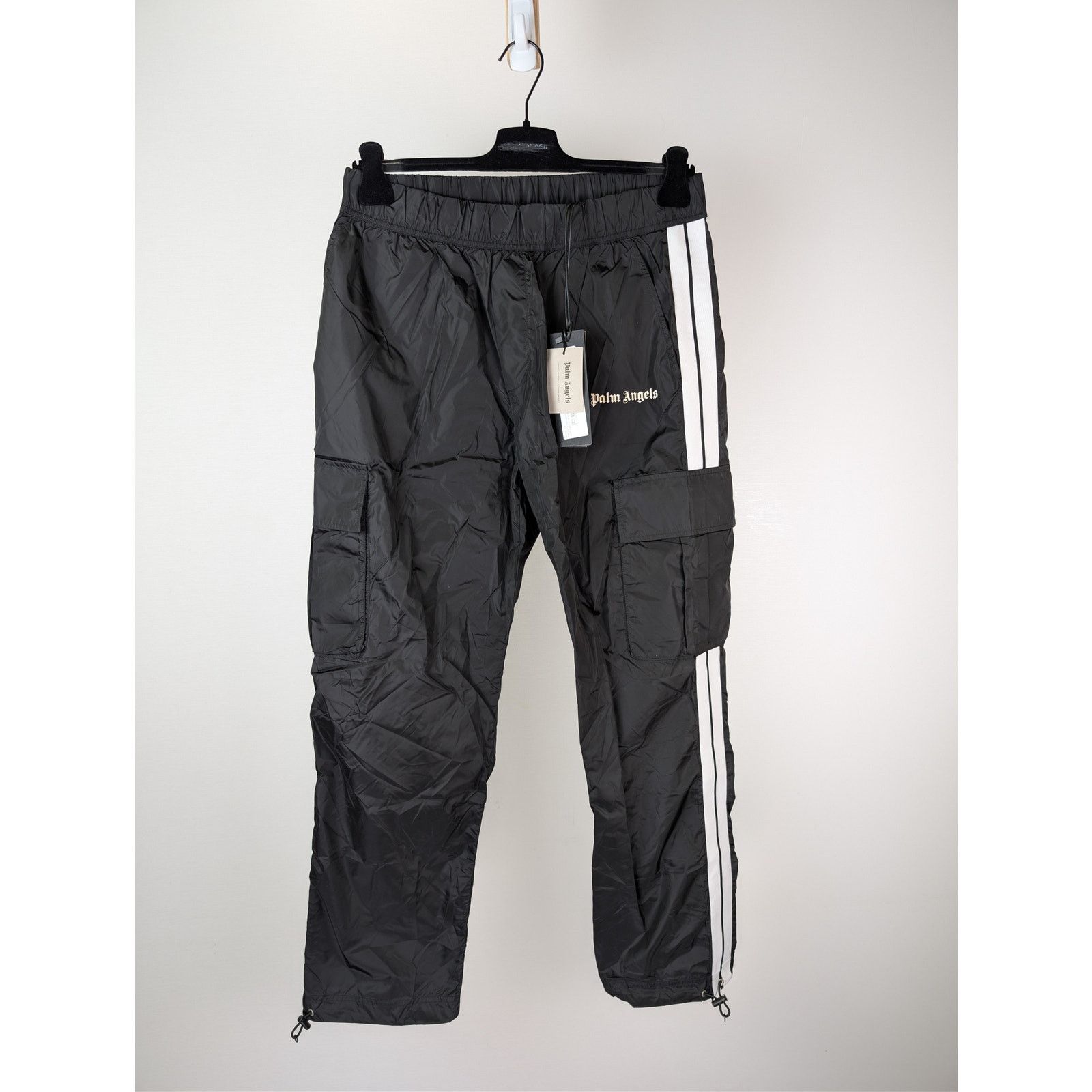 Palm Angels o1rshd1 New Cargo Aftersport Track Pants in Black Size US 36 / EU 52 - 2 Thumbnail