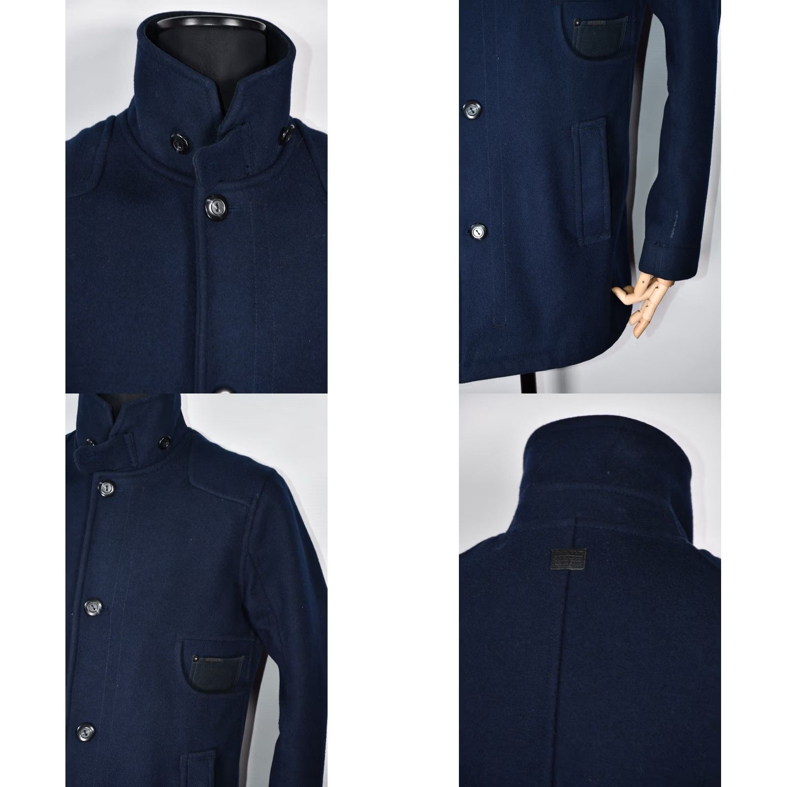 G-Star G-Star Radar Garber Coat Jacket Trench Wool Blue Button XL Coat Mens Regular Wool Blue XL G-Star Radar Garber Coat Jacket Trench Wool Blue Button XL Size US XL / EU 56 / 4 - 8 Thumbnail