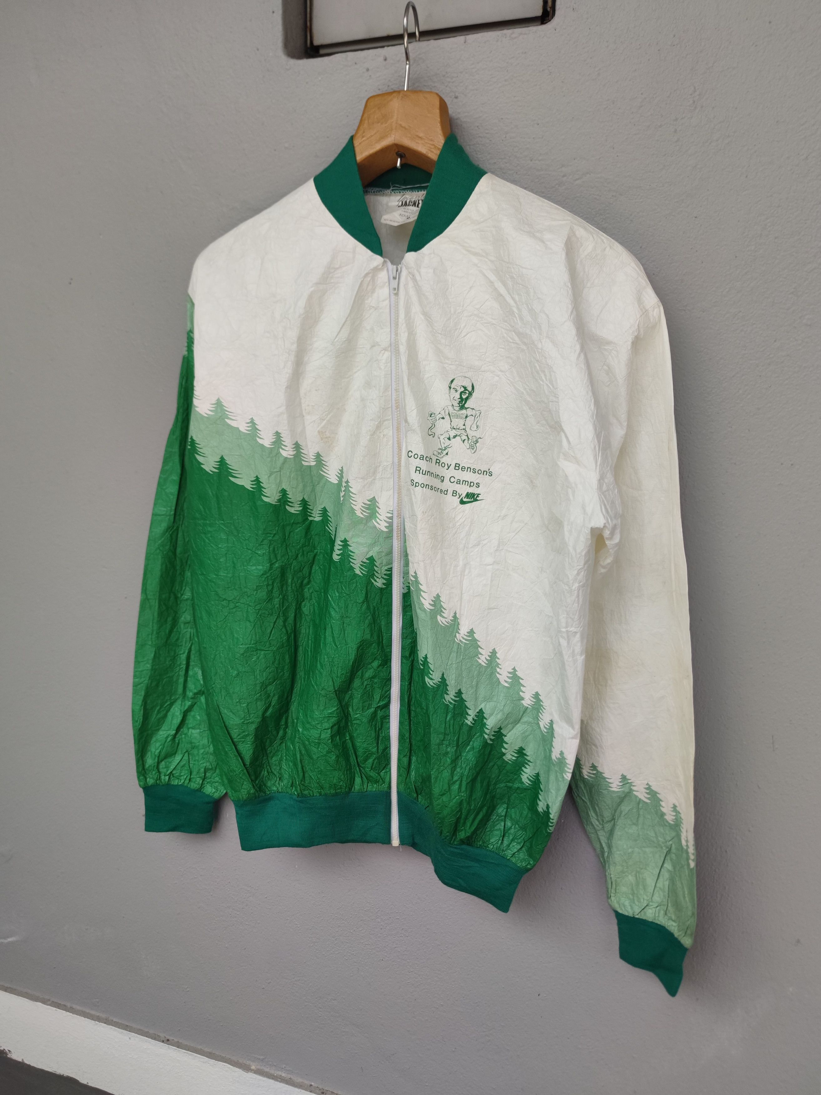 Nike Vintage 80s Nike Sponsored Coach Roy Benson's Running Camp Size US M / EU 48-50 / 2 - 3 Thumbnail