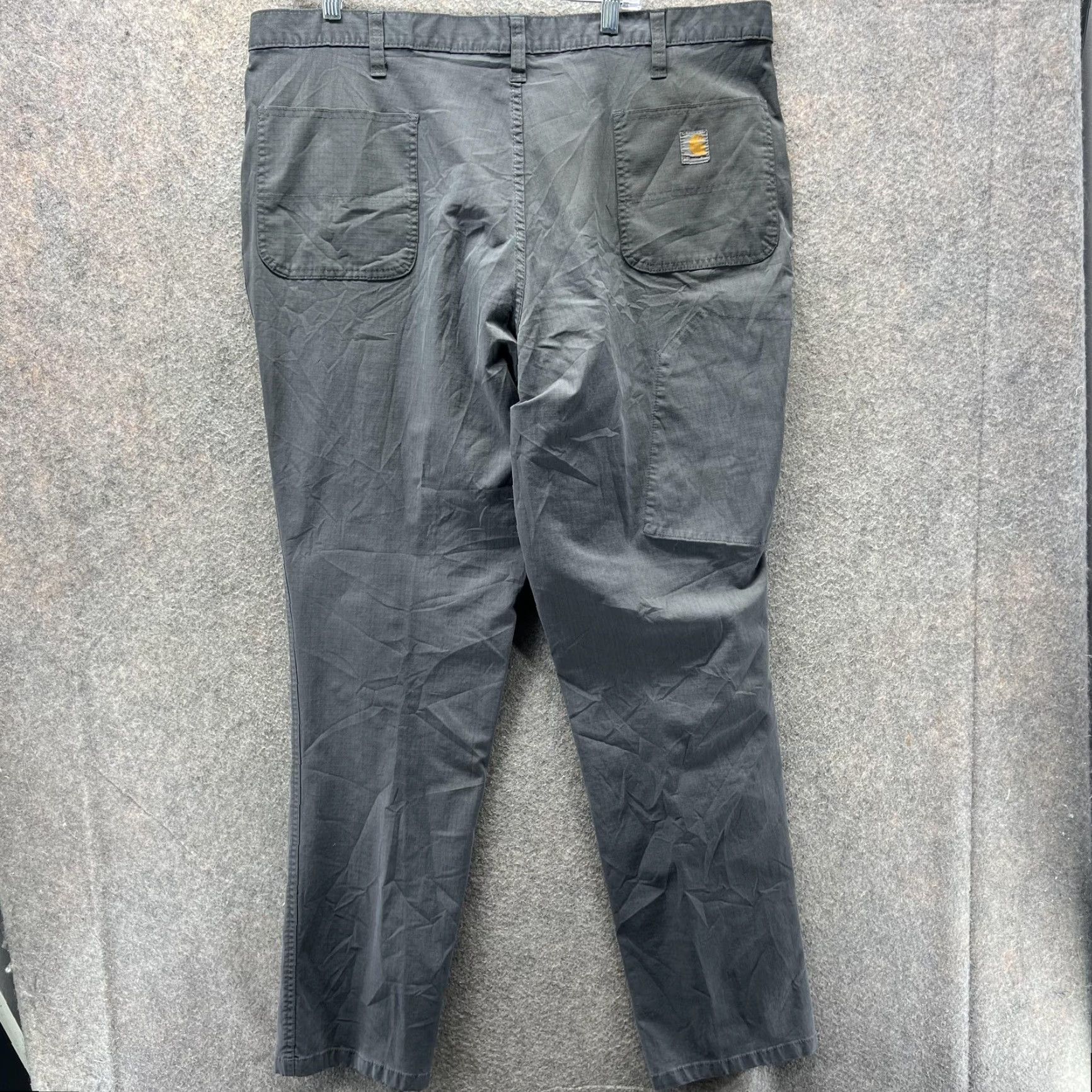 Carhartt Carhartt Pants Mens 42X36 Gray Carpenter Ripstop Workwear Straight Leg Clothing Mens Pants Gray Carpenter Ripstop Workwear Straight Leg Size US 42 / EU 58 - 2 Thumbnail