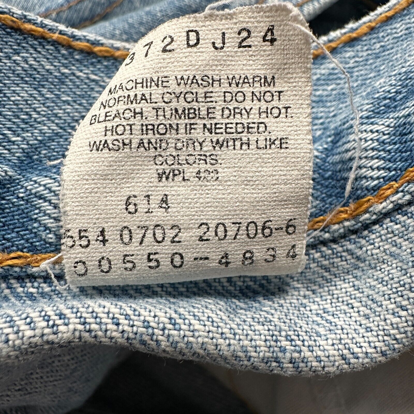 Levi's Vintage Levis 550 Jeans Mens 38 x 30 Blue Denim Cotton Size US 38 / EU 54 - 6 Thumbnail