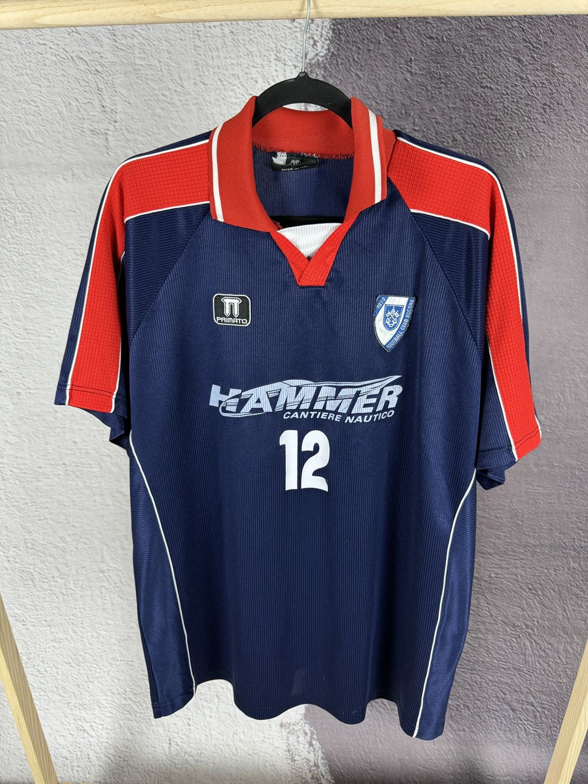Vintage Primato vintage 90s 00s FC Ascona 1973 #12 jersey Size US XL / EU 56 / 4 - 2 Thumbnail