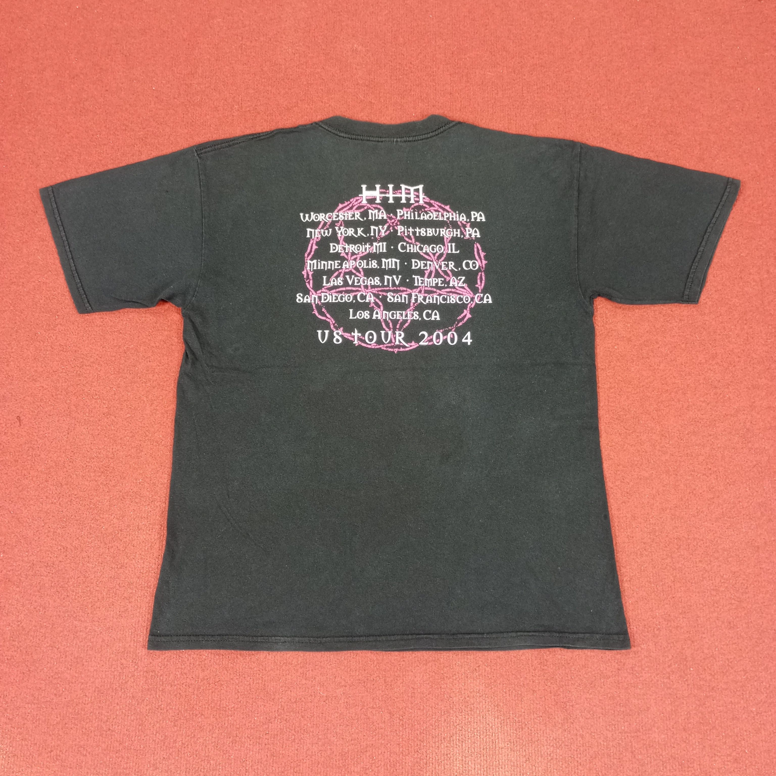 Band Tees × Vintage HIM Rock Band Tour Vintage Tshirt Size US L / EU 52-54 / 3 - 1 Thumbnail