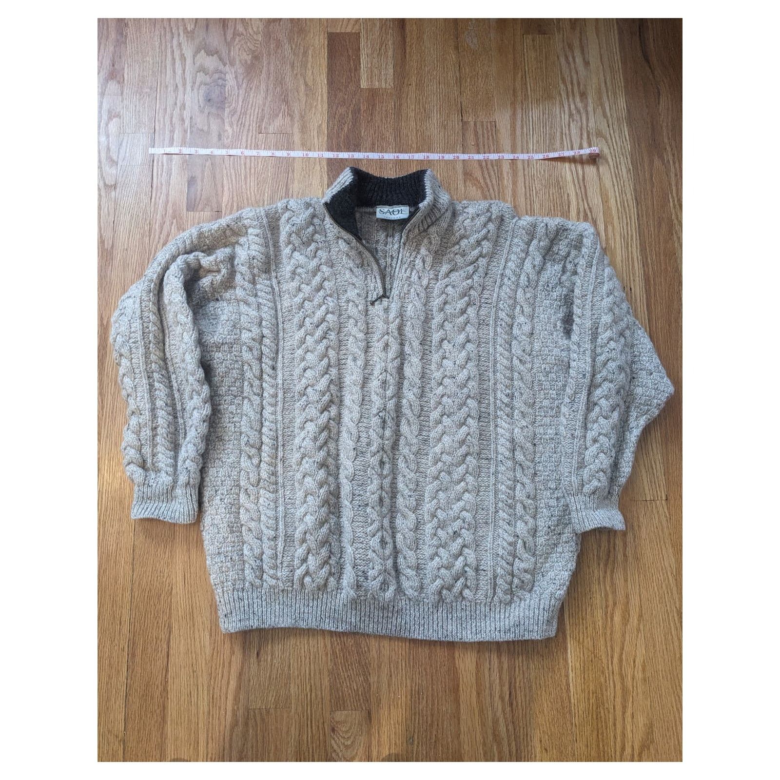 Saol Ireland Wool 1/4 Zip Sweater