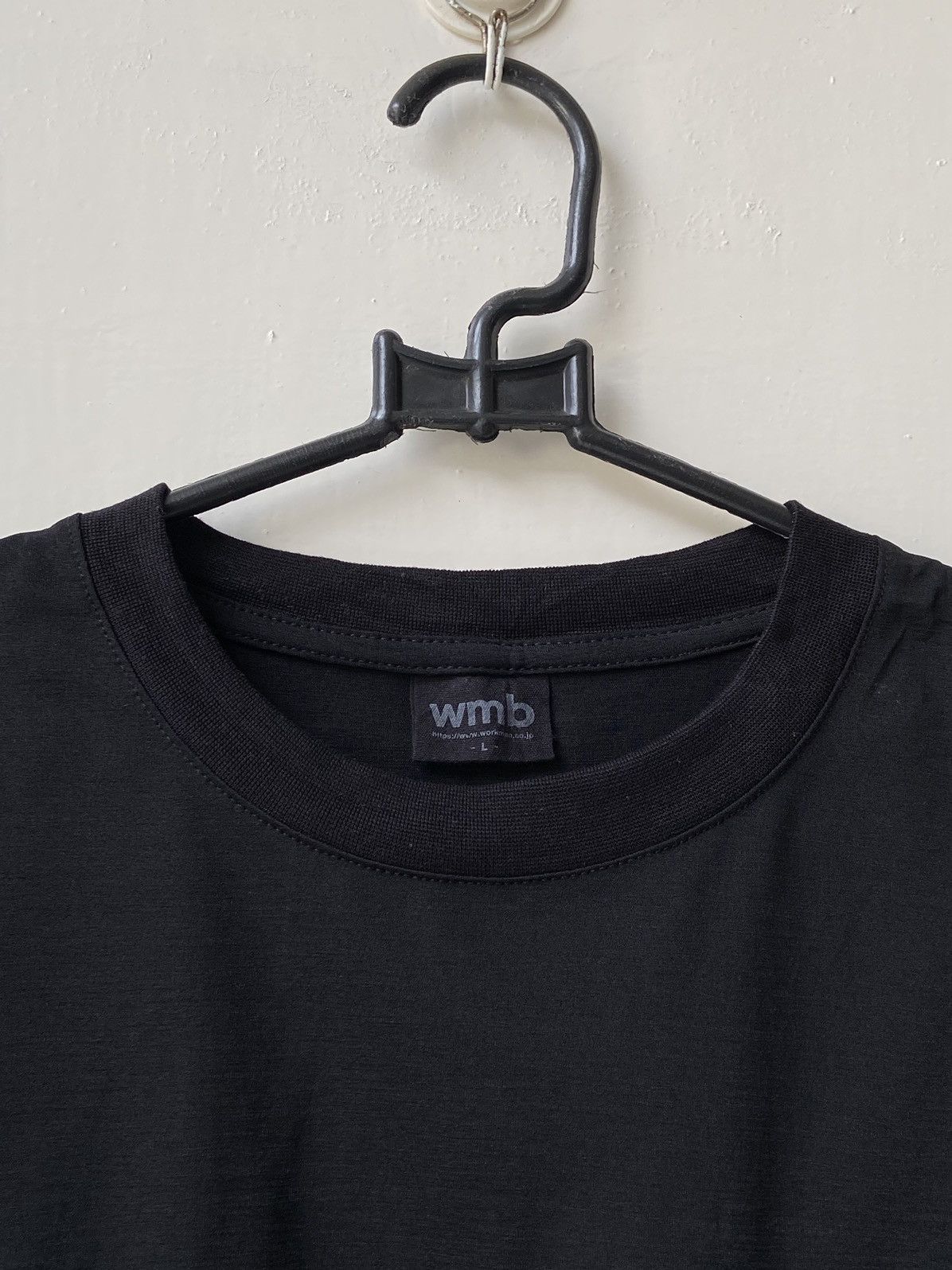Designer × Japanese Brand WMB Work Man Black T-shirt Size US L / EU 52-54 / 3 - 13 Thumbnail
