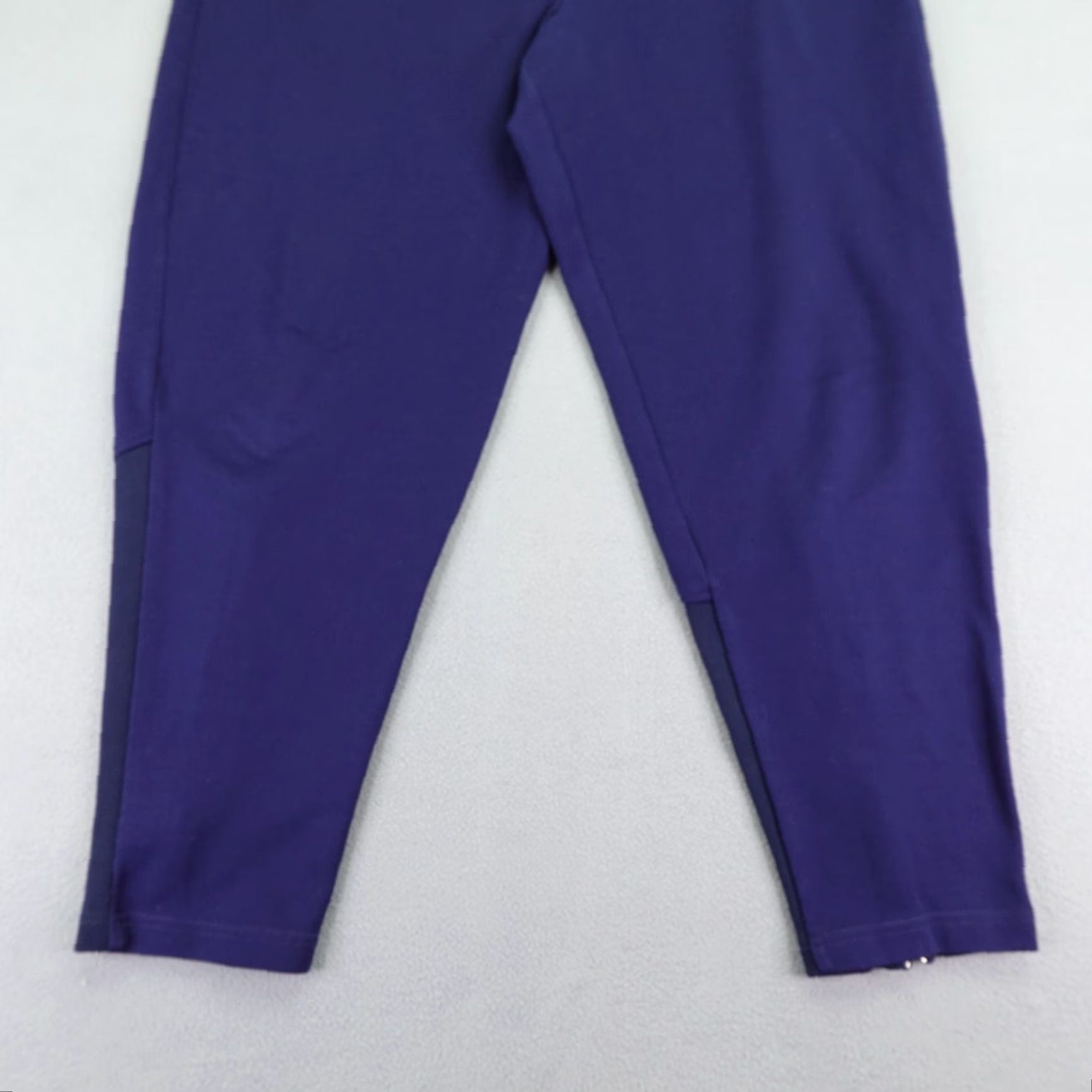 Nike VINTAGE Nike Pants Large Blue Track Sweats Ankle Zip Tapered 90s Mens Size US 39 - 3 Thumbnail