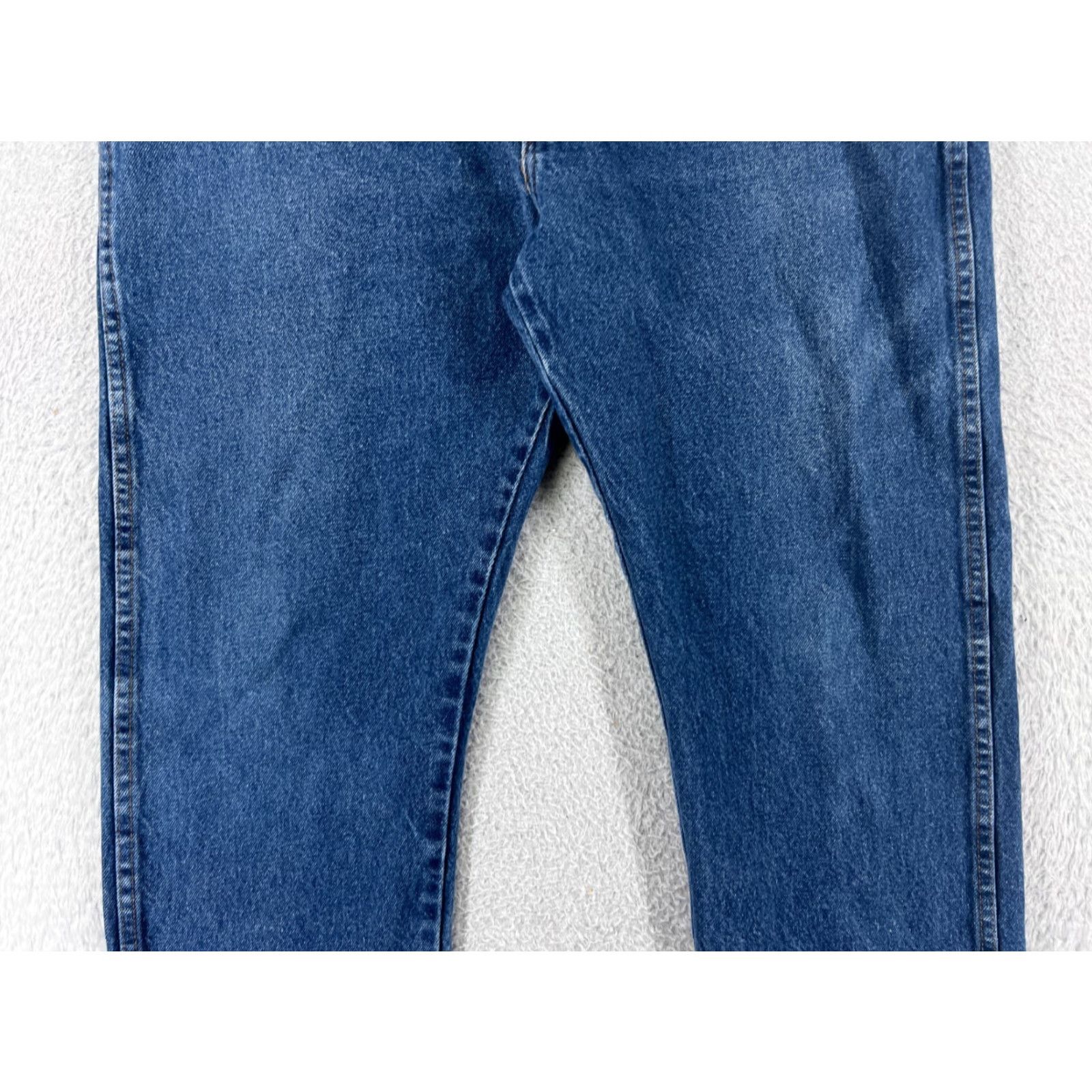 Denime Rustler Jeans Mens 40 Blue Denim Straight Leg 100% Cotton Western Shirt Size US 40 / EU 56 - 5 Thumbnail