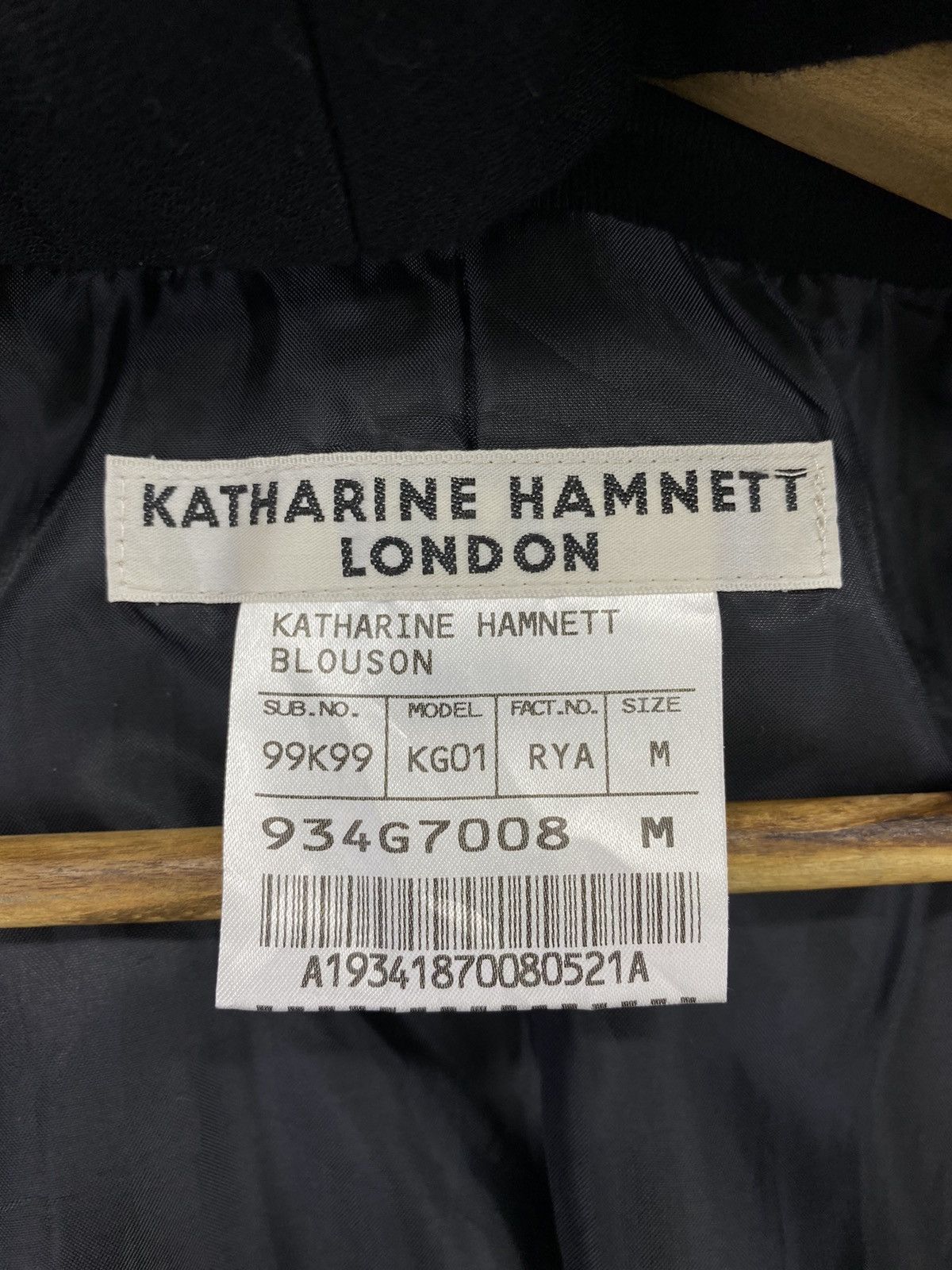 Katharine Hamnett London Vintage Katharine Hamnett London Blouson Hoodie Jacket Size M / US 6-8 / IT 42-44 - 7 Thumbnail