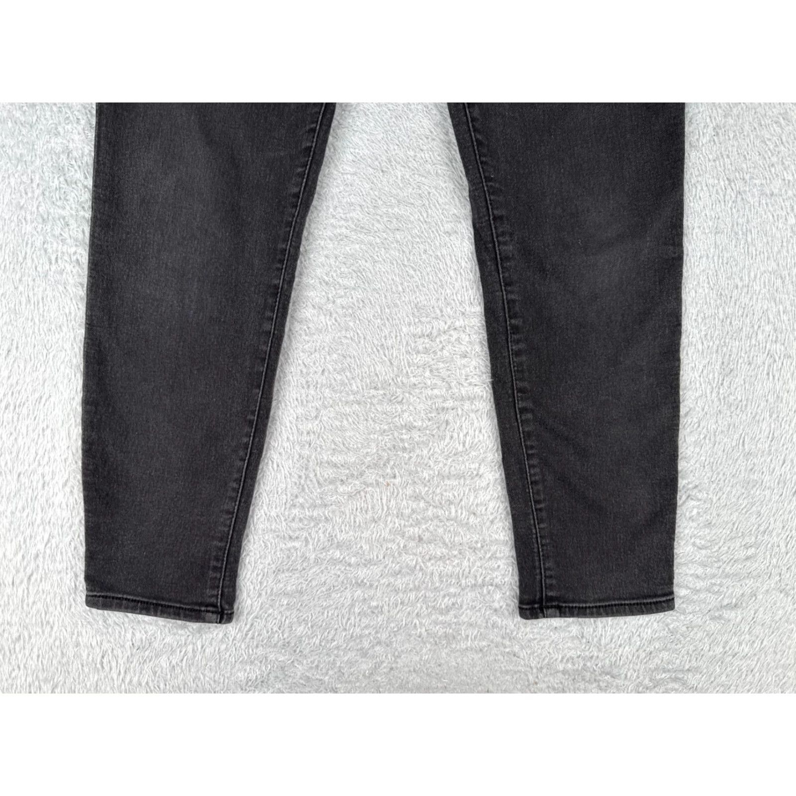 Vintage Blue Spice Jeans Juniors 13 Black Denim Skinny Mid Rise Cotton Blend 30x27 Size 34" / US 12 / IT 48 - 2 Thumbnail
