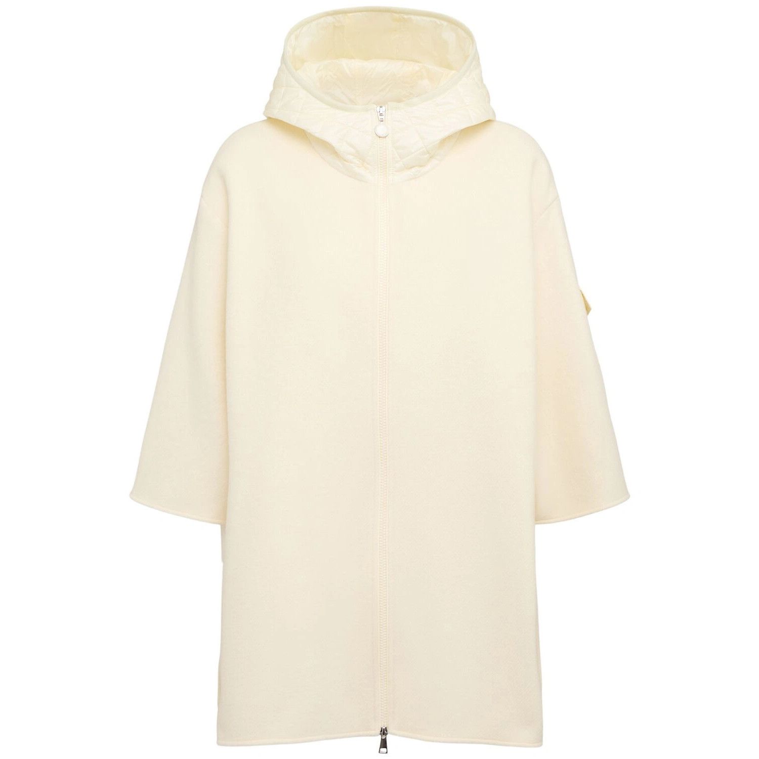 Moncler MONCLER $1650 White Wool Cape New Size ONE SIZE - 1 Thumbnail