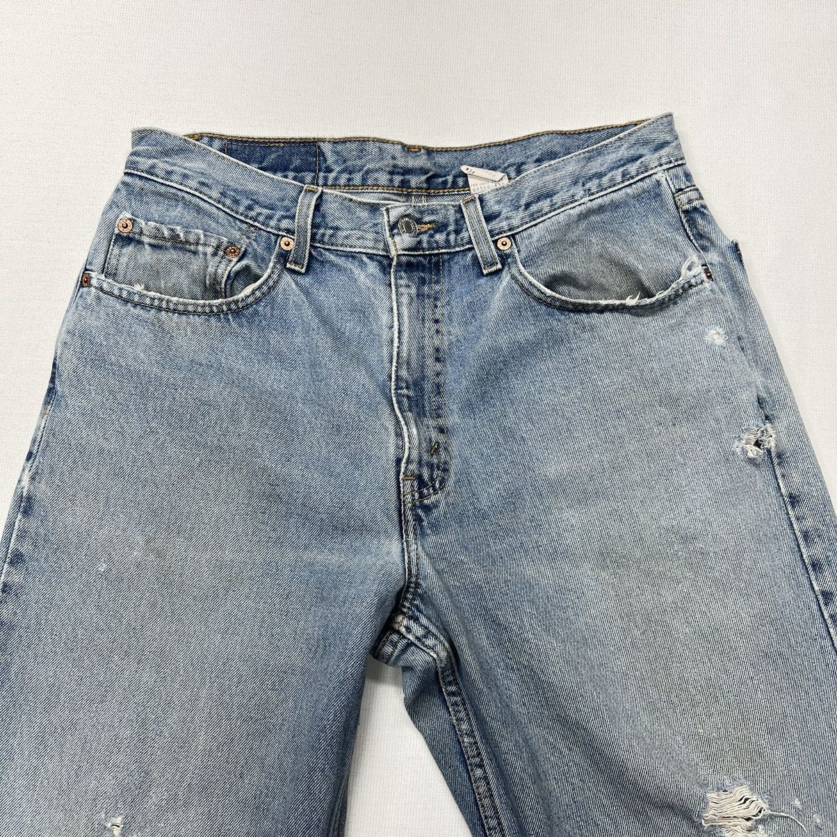 Levi's × Vintage VTG Levis 550 Jeans Blue Relaxed Fit Baggy Distressed Size US 34 / EU 50 - 11 Thumbnail