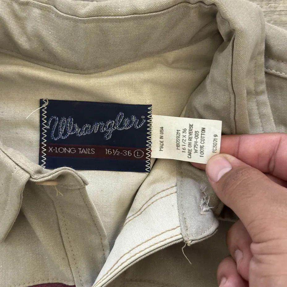 Wrangler Vintage Wrangler Brushpopper Western Striped Shirt Size US L / EU 52-54 / 3 - 4 Thumbnail