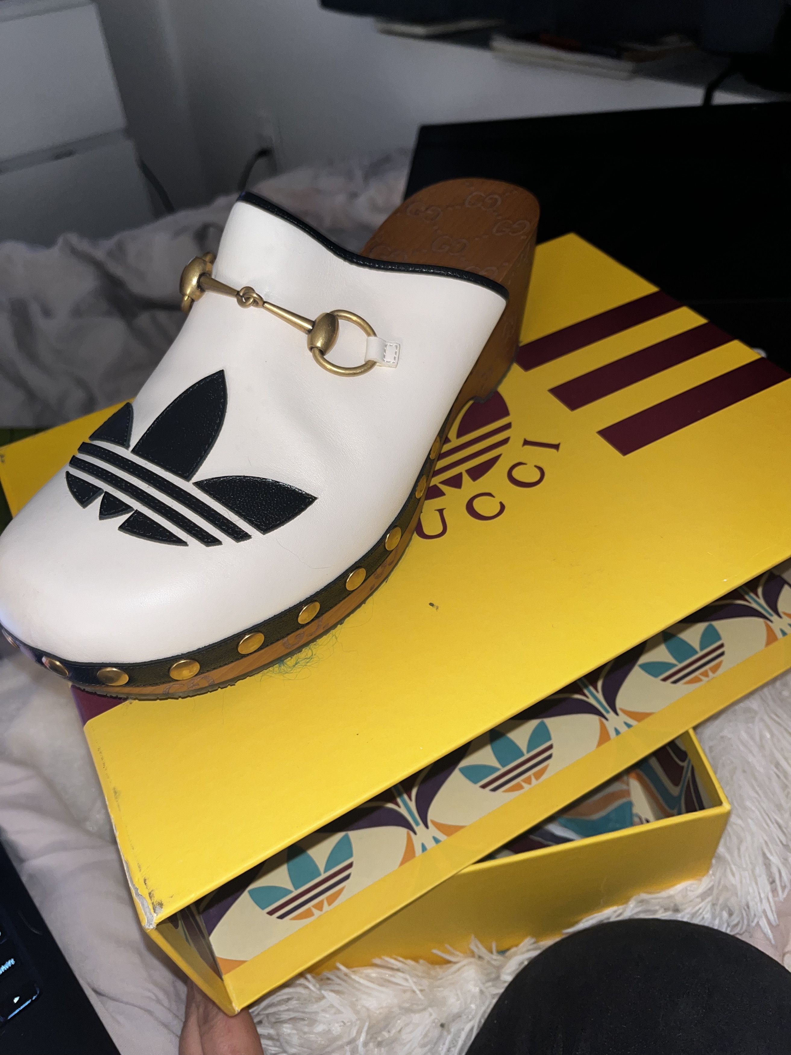 Adidas × Gucci GUCCI | ADIDAS CLOGS Size US 10 / IT 40 - 2 Thumbnail