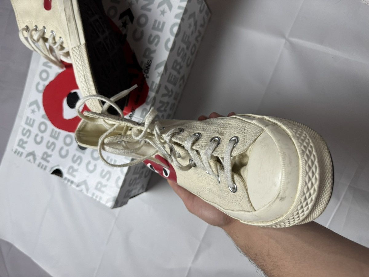 Comme des Garcons × Comme des Garcons PLAY × Converse Comme des Garçons PLAY x Converse Chuck 70 | EU 45/US 11.5 | Size US 11 / EU 44 - 7 Thumbnail