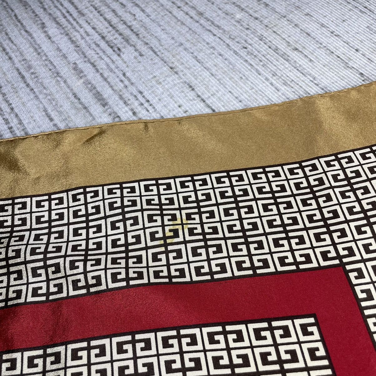 Givenchy Vintage Givenchy Monogram Silk Scarf Size ONE SIZE - 7 Thumbnail