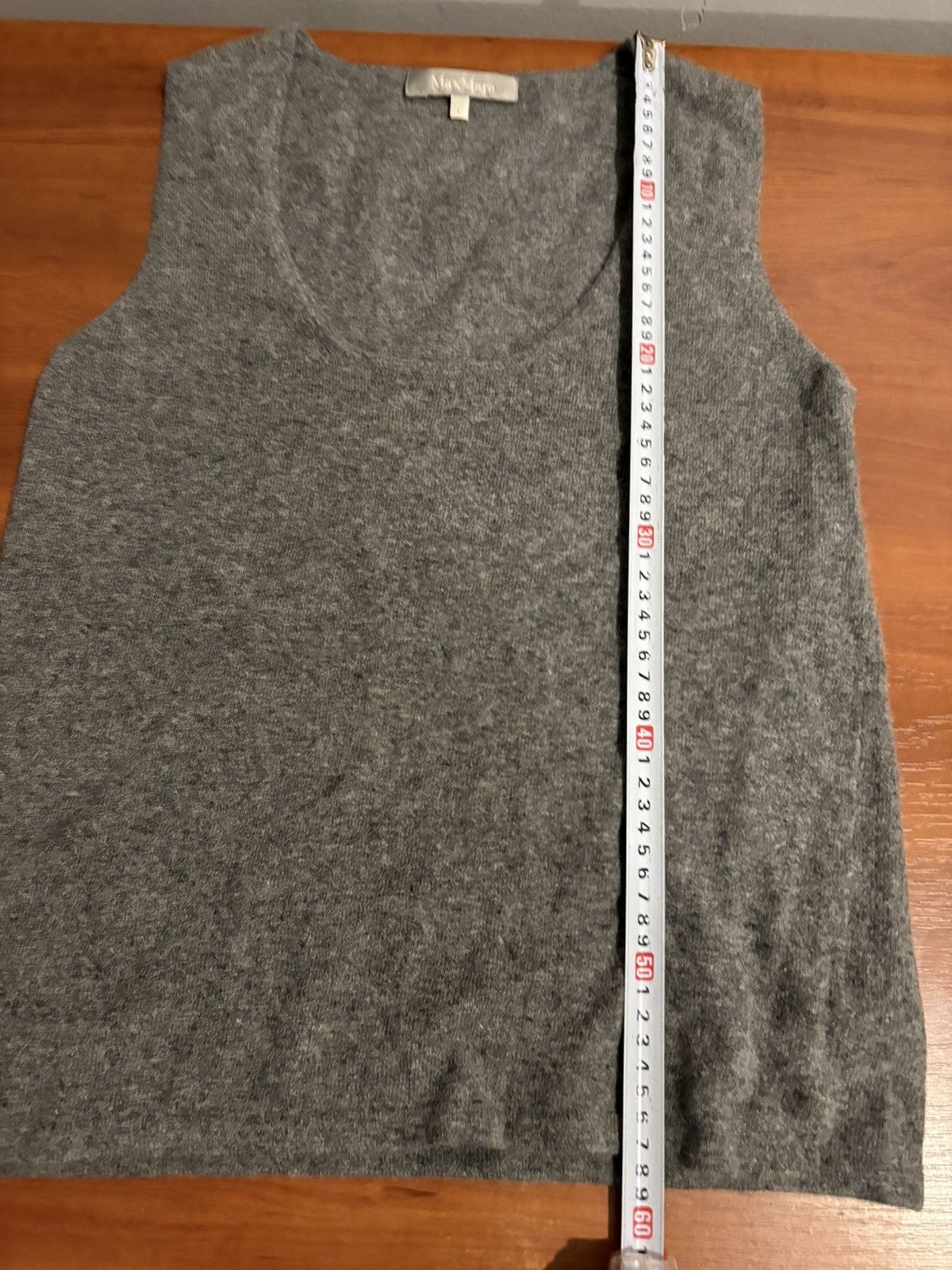Max Mara Max Mara Rib Tank Top Wool Women’s Gray Size L Size L / US 10 / IT 46 - 8 Thumbnail