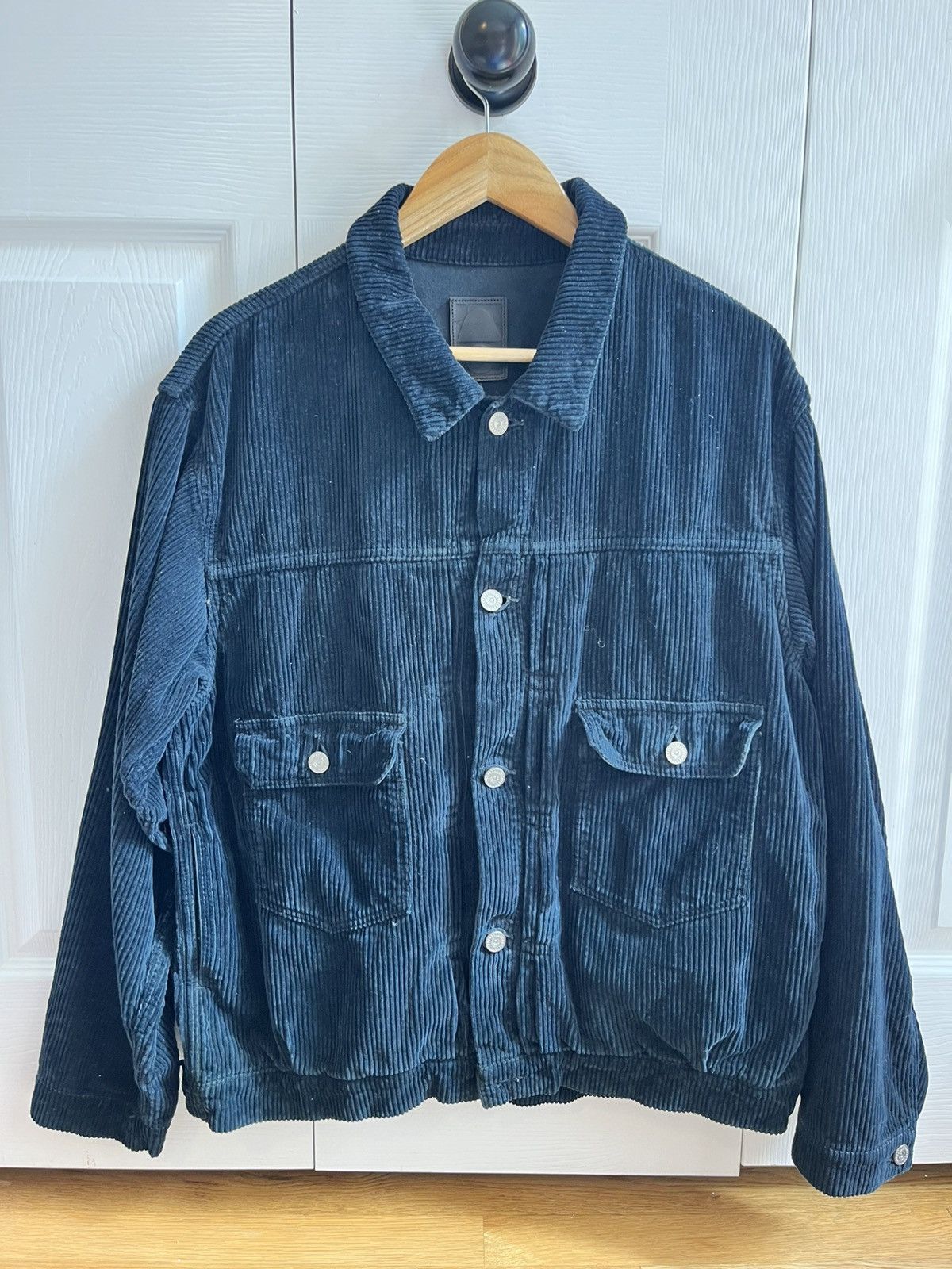cottle Cottle C.T.L NEO TYPE 2nd CORDUROY JACKET / MORDANT INDIGO Size US XL / EU 56 / 4 - 1 Thumbnail