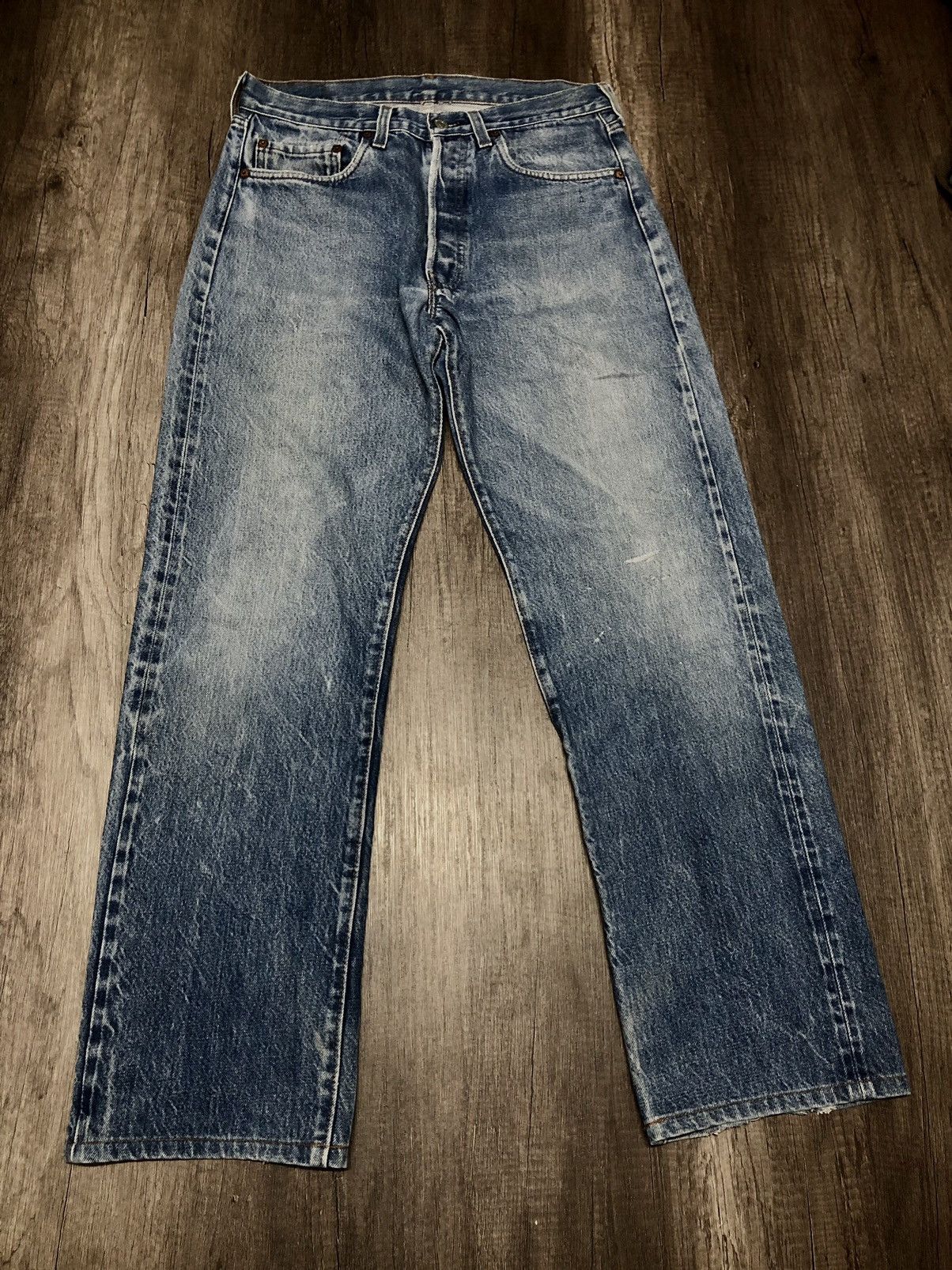 Vintage Levi's button stamp 524 Rindem Selvedge Jeans