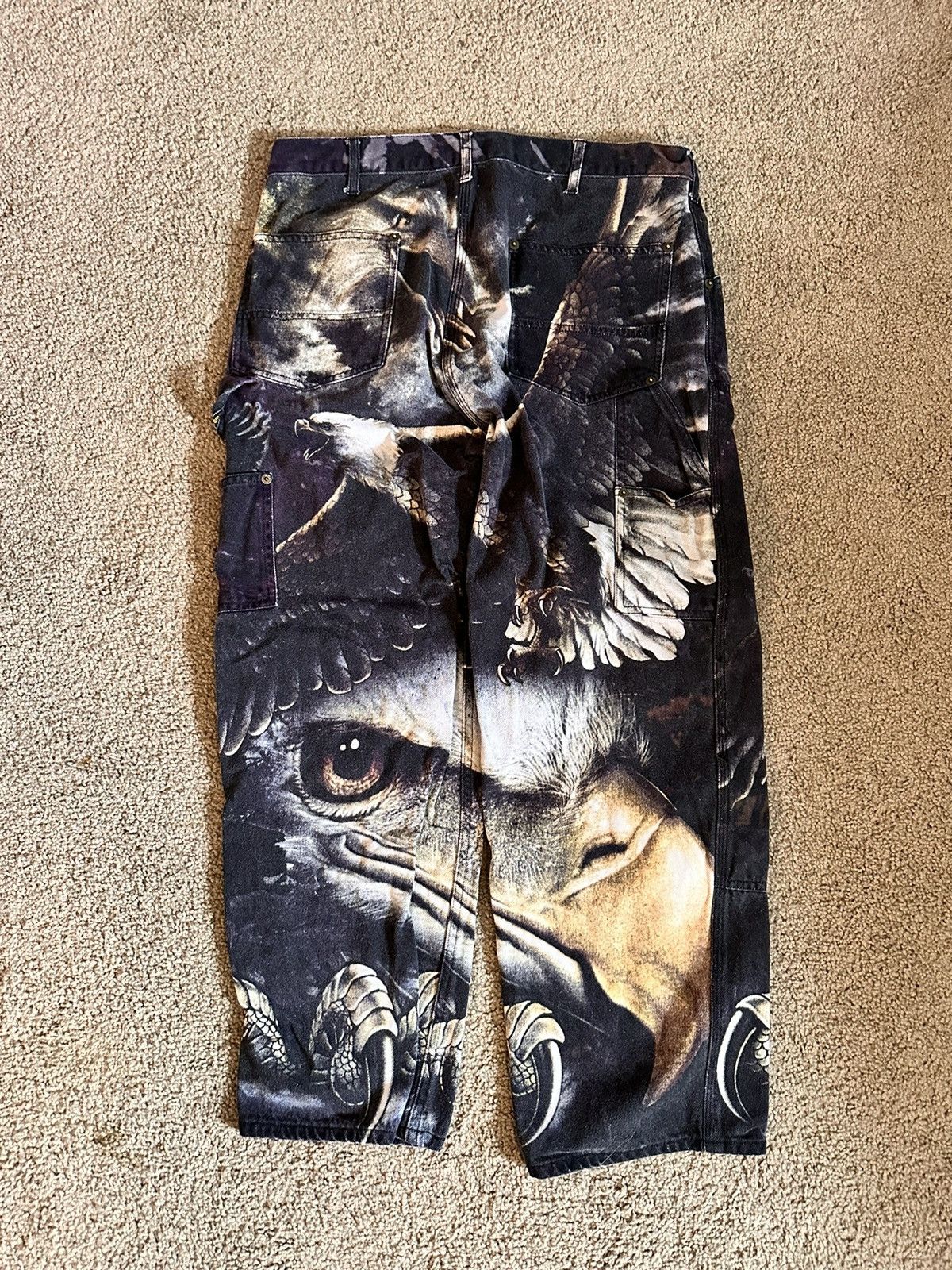 Supreme Eagle Double Knee Denim Painter Pant (SS21) - $168