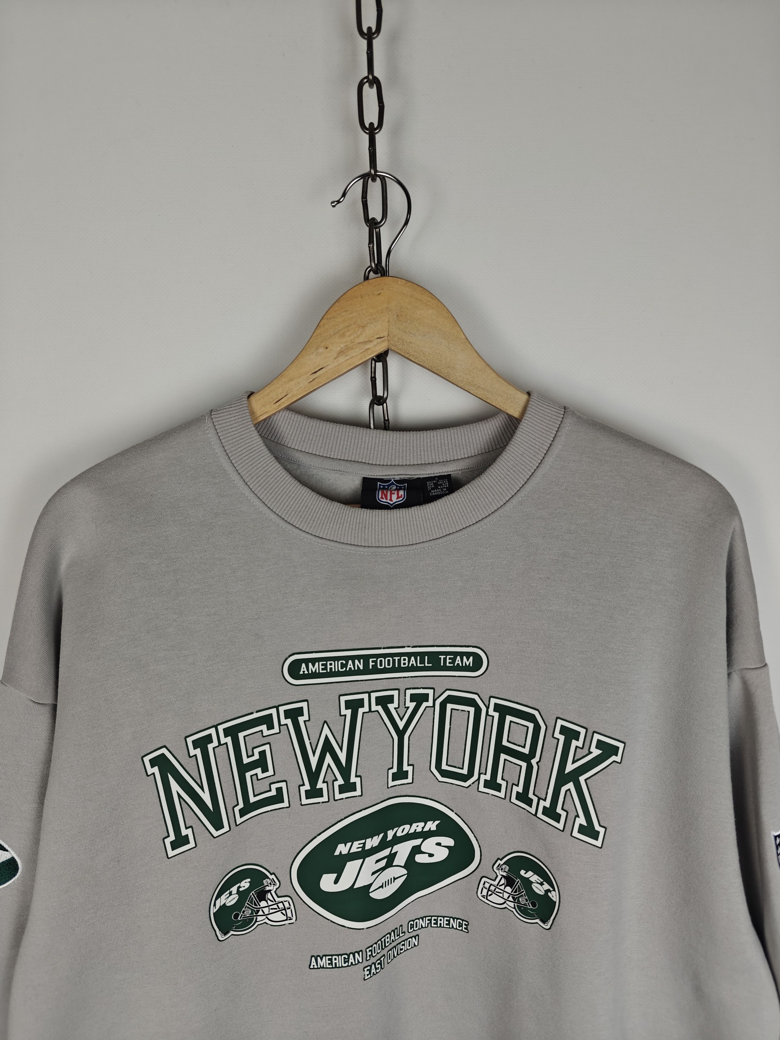NFL NFL New York Jets Sweatshirt Pullover Oversized Fit size S Size US S / EU 44-46 / 1 - 2 Thumbnail