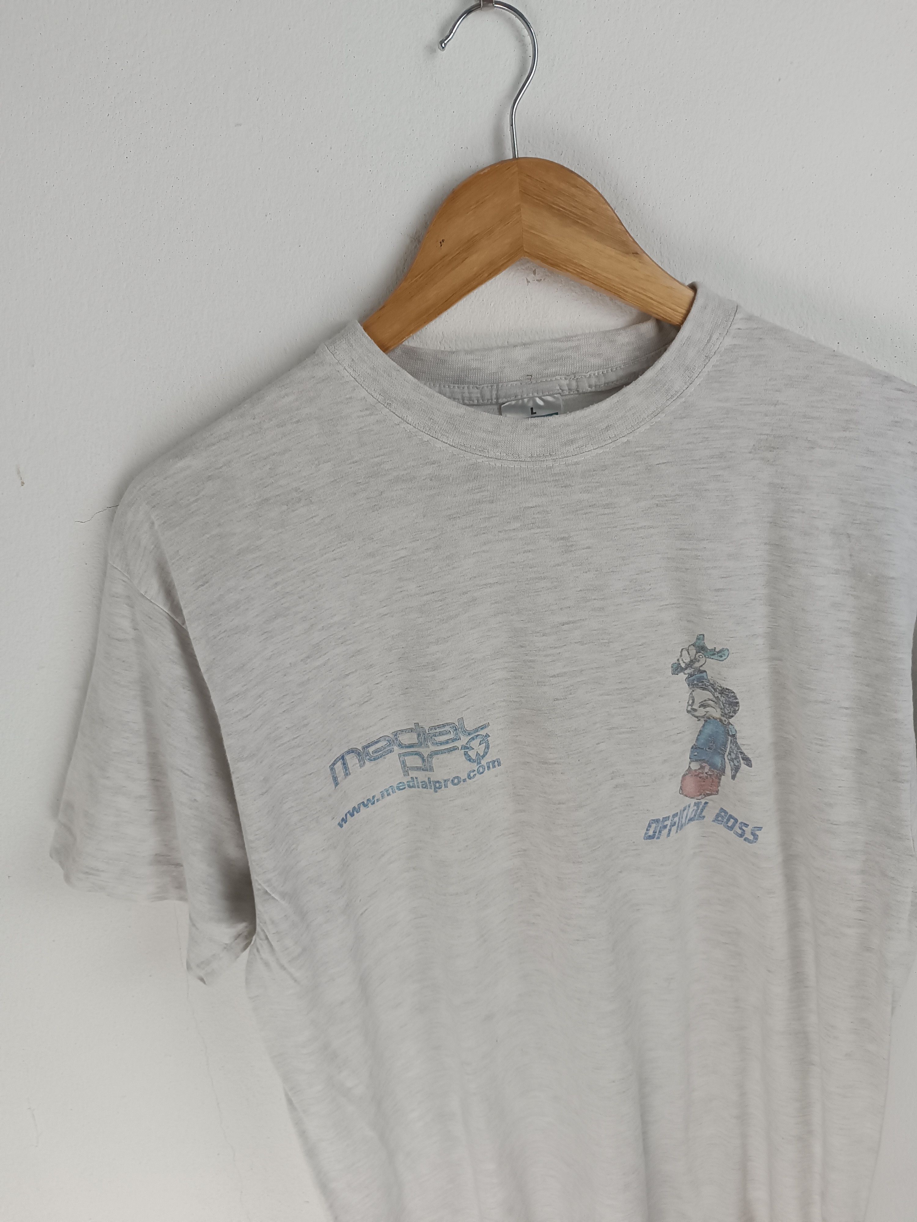 Vintage VINTAGE Y2K MEDIAL PRO DISTRESSED TE VERY RARE SEXY ADULT Size US M / EU 48-50 / 2 - 5 Thumbnail