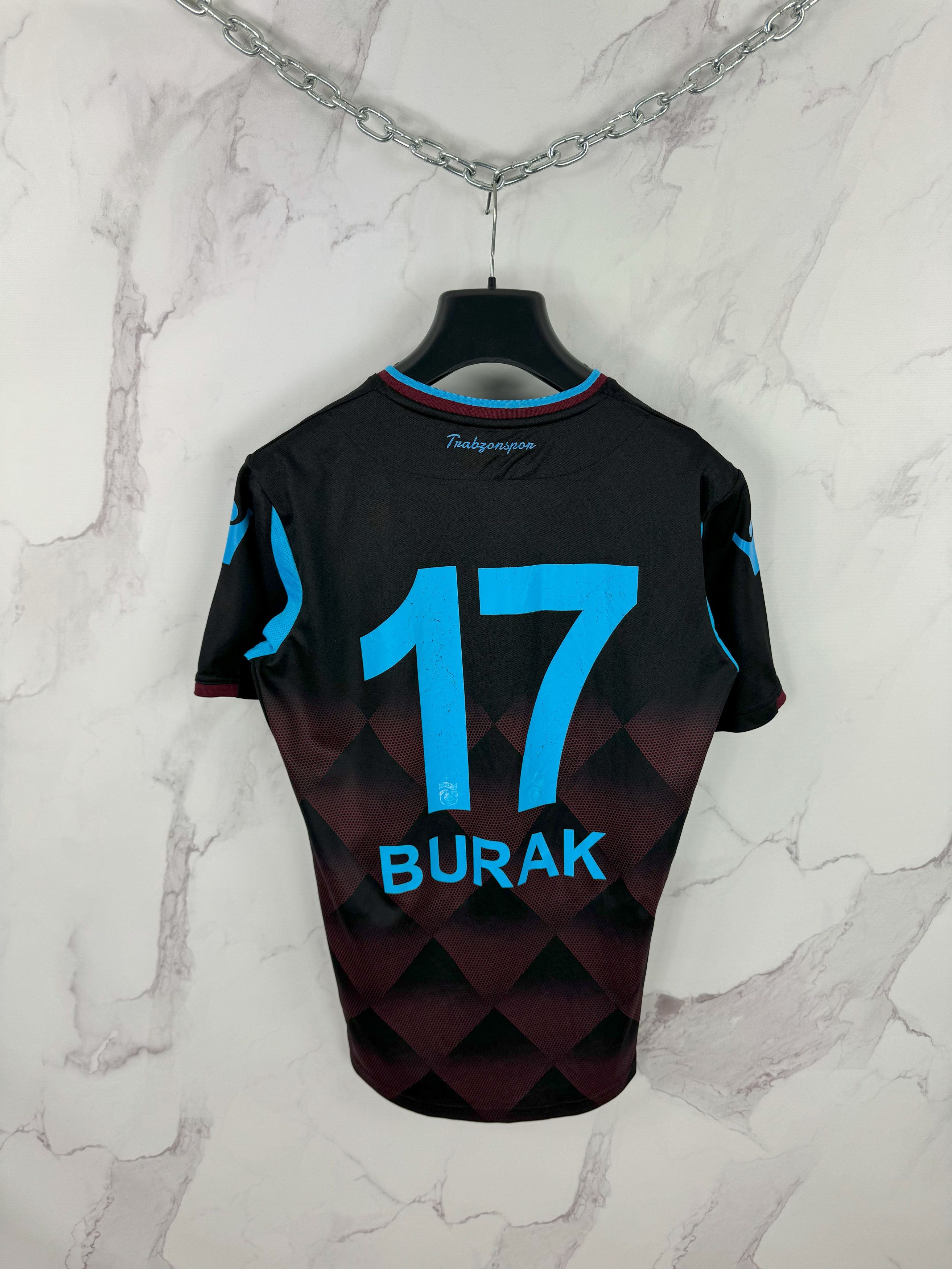 Macron Macron Trabzonspor #17 Burak Jersey 18 - 19 Season Third Size US XL / EU 56 / 4 - 3 Thumbnail