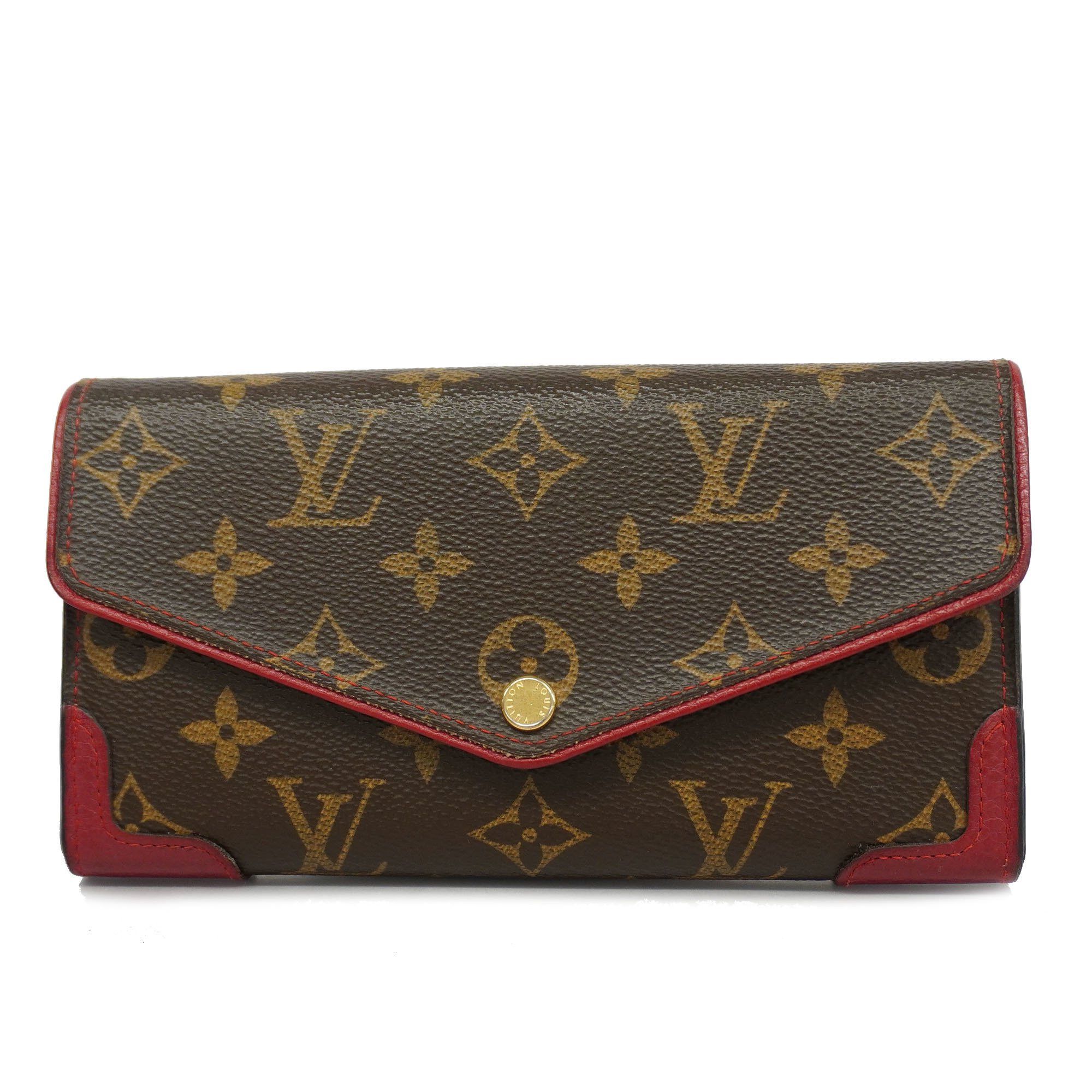 LOUIS VUITTON Key Case Coin Monogram Pochette Cle Canvas/Metal Brown/Gold  Unisex M62650