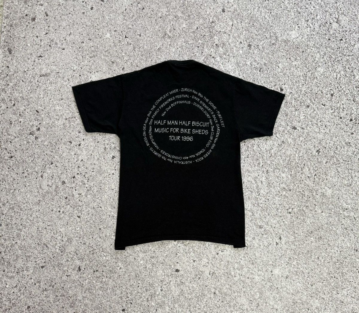 Band Tees × Vintage Vintage Half Man Half Biscuit Rock Tour 1996 T-Shirt Size US M / EU 48-50 / 2 - 6 Thumbnail
