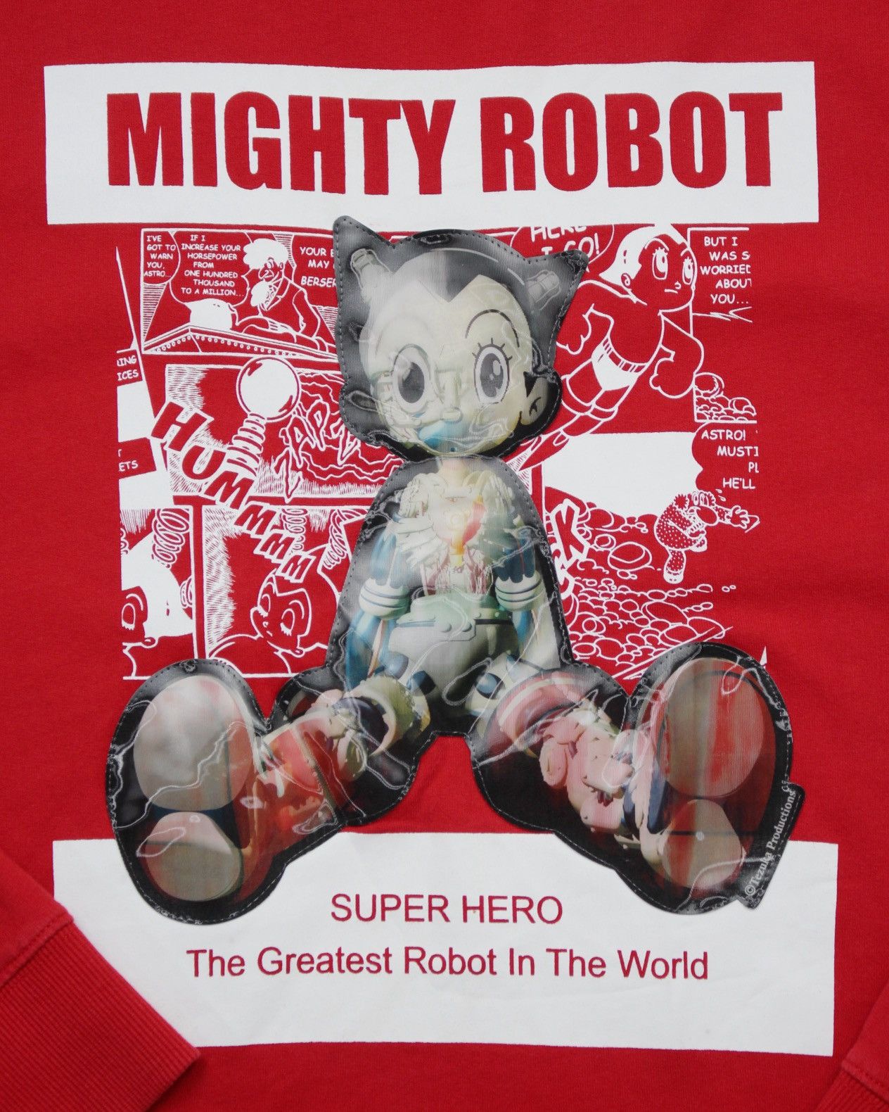 Anime SS2003 MIGHTY SEMI-TRANSPARENT 3D RUBBER APPLIQUE SWEATSHIRT Size US M / EU 48-50 / 2 - 7 Thumbnail