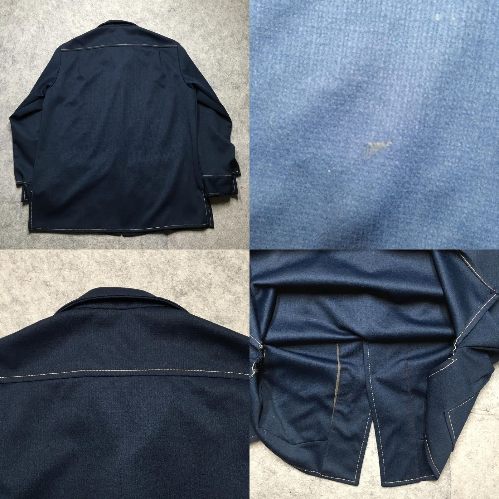Vintage VINTAGE American Vintage Coat Mens XL Blue Workwear Overcoat Button Front Lined Winter Size US XL / EU 56 / 4 - 8 Thumbnail