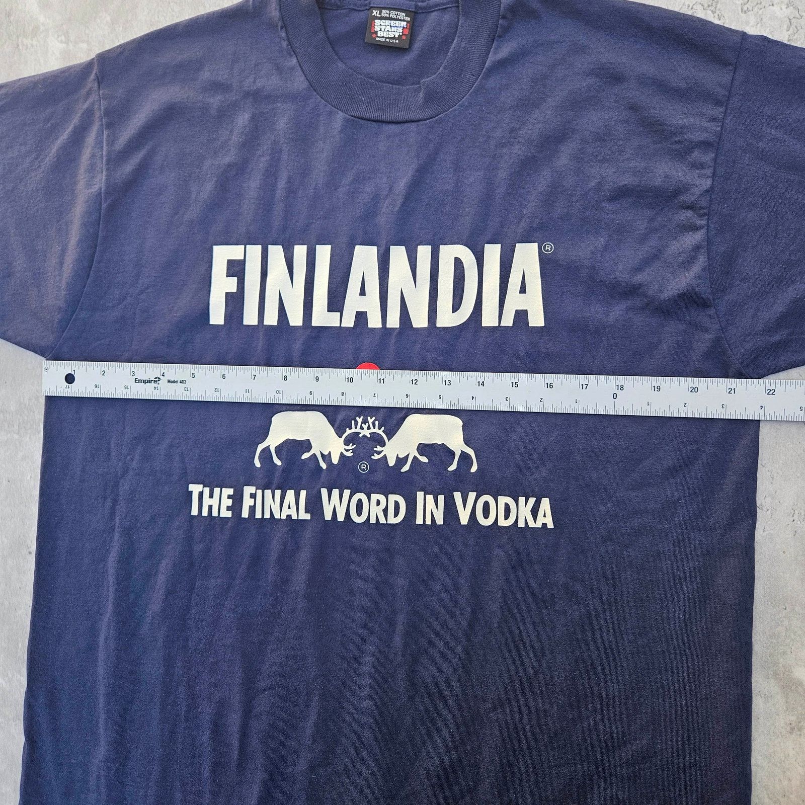 Other Vintage Finlandia Vodka Shirt 1990's Size XL Blue Size US XL / EU 56 / 4 - 6 Thumbnail