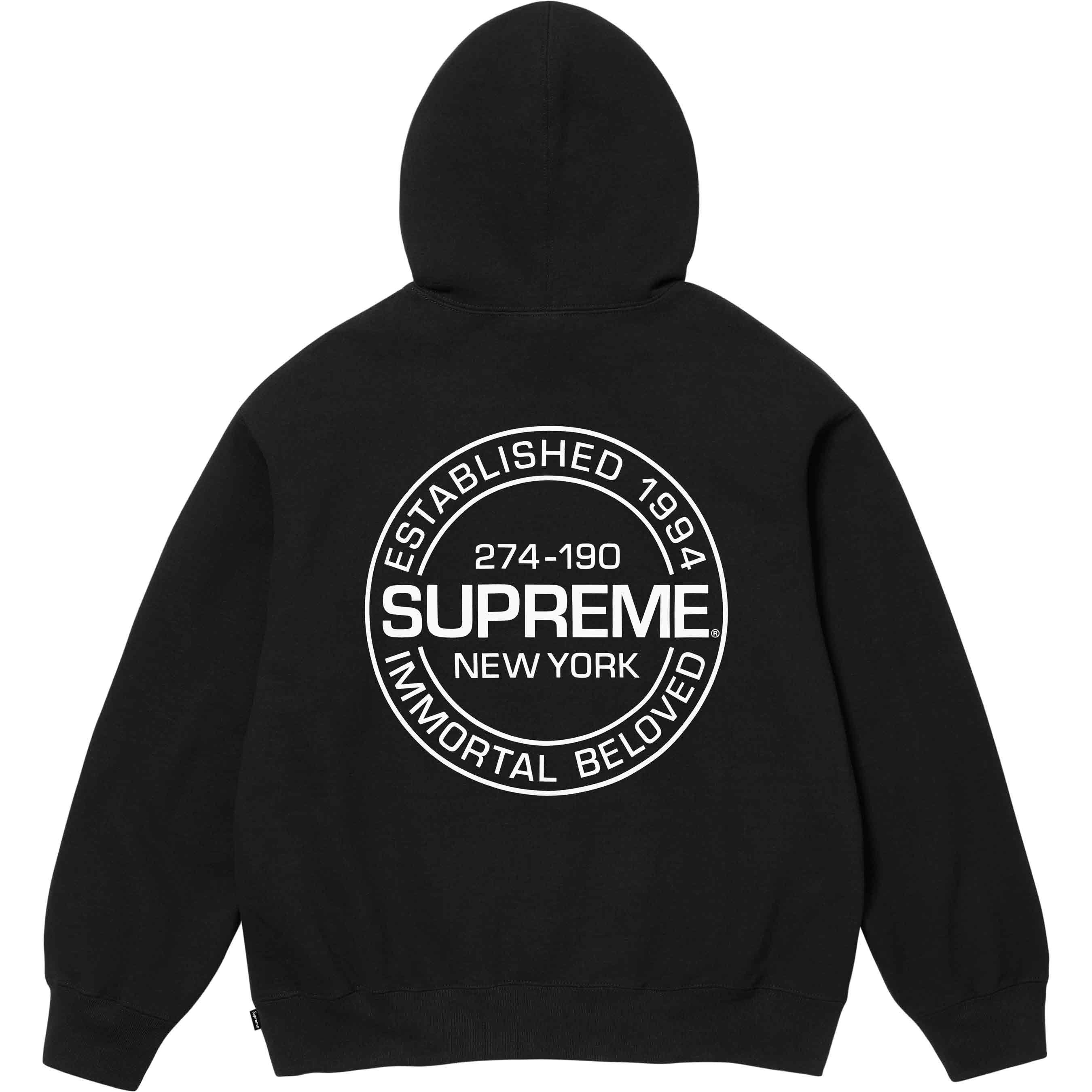 Supreme Supreme Immortal Hooded Sweatshirt Black (Size Medium 