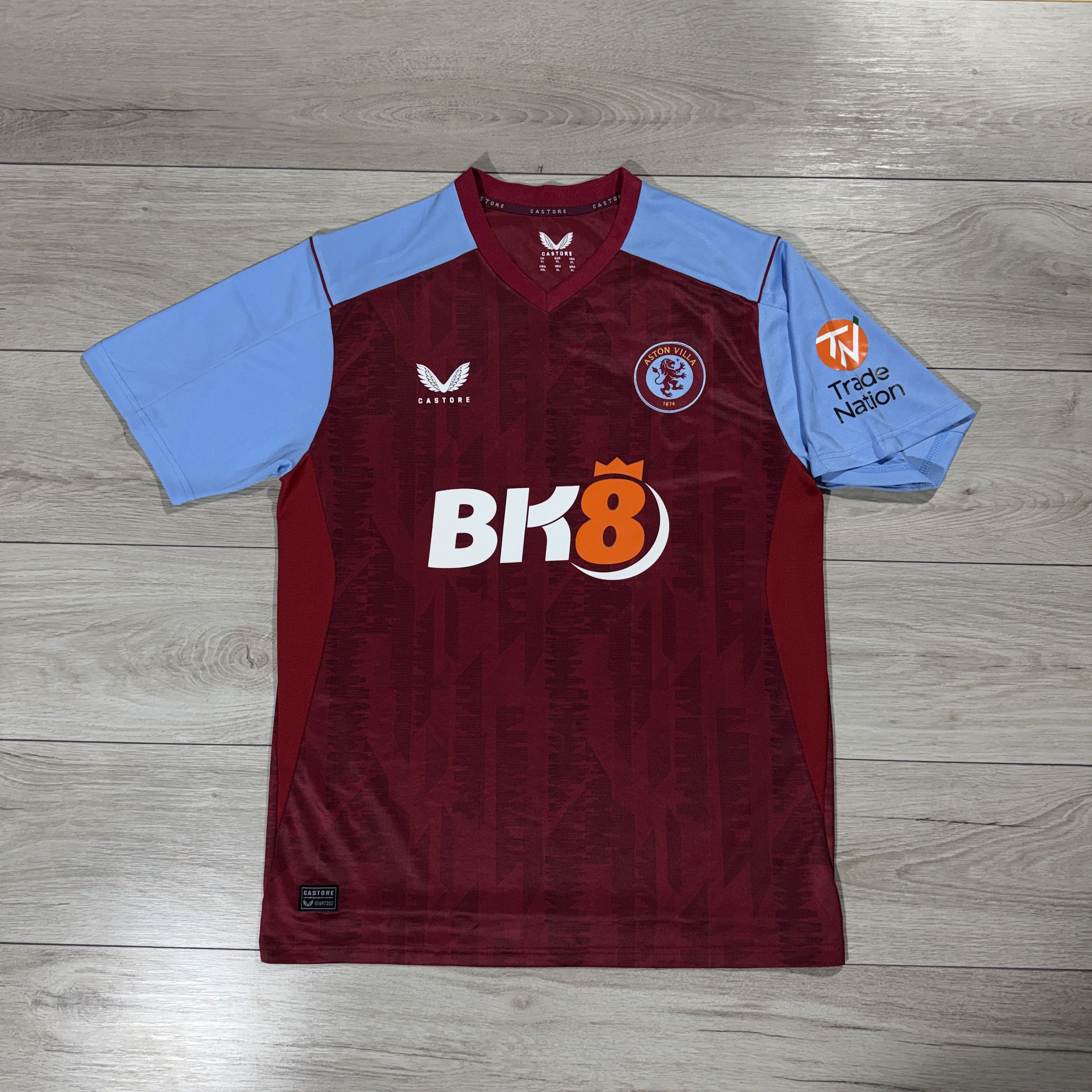 Castore Castore 2023-24 Aston Villa Home Football Jersey Size Fits L Size US L / EU 52-54 / 3 - 1 Thumbnail