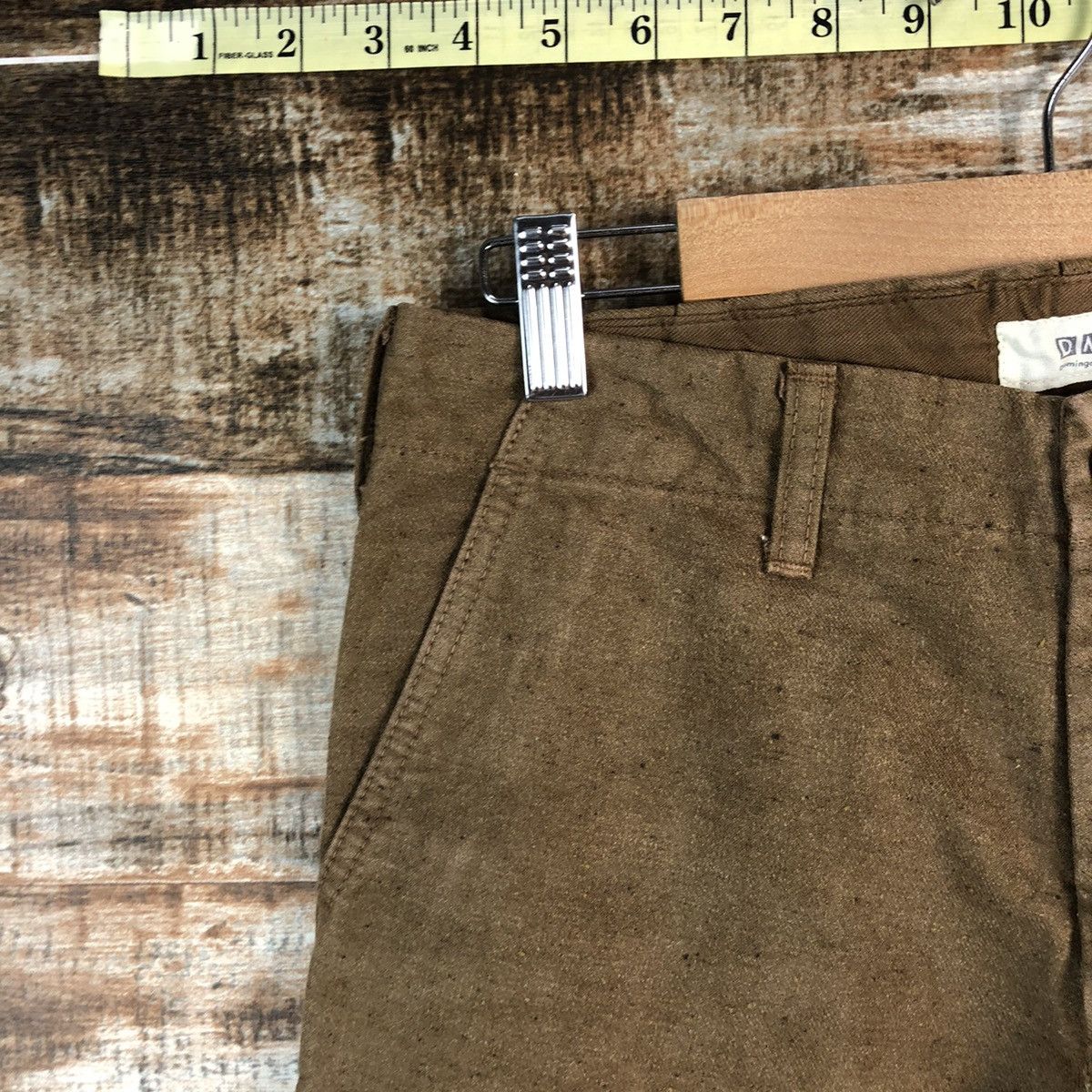 Japanese Brand Domingo Co Brown Cargo Multipocket Pants #A2437 Size US 27 - 7 Thumbnail