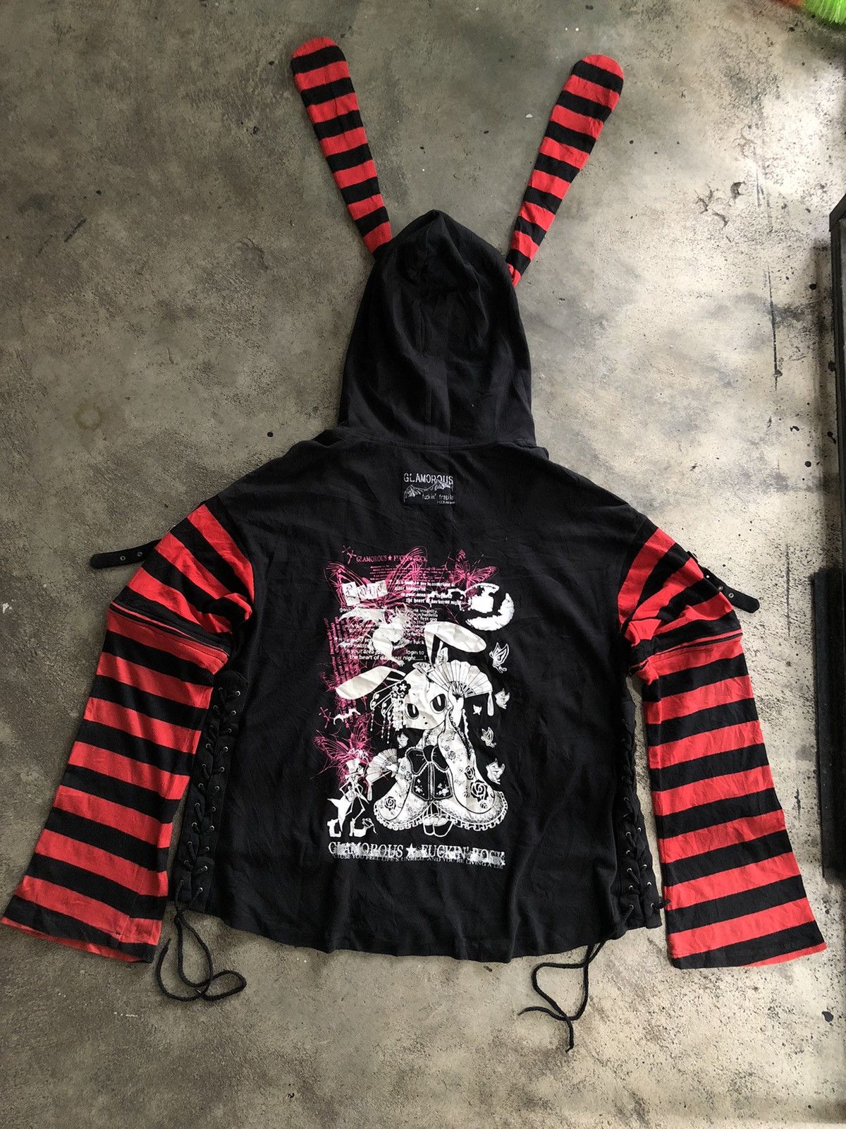 If Six Was Nine GOTHIC PUNK STYLE JAPANESE ZIP HOODIE Size US XL / EU 56 / 4 - 6 Thumbnail