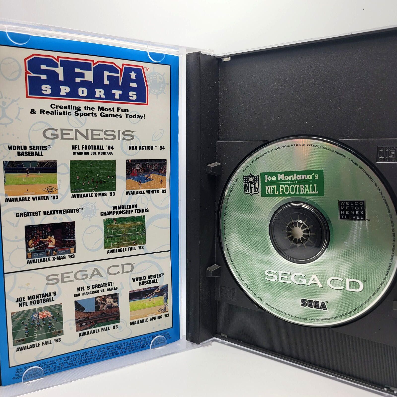 semanticdesign Joe Montana's NFL Football (Sega CD) Size ONE SIZE - 4 Thumbnail