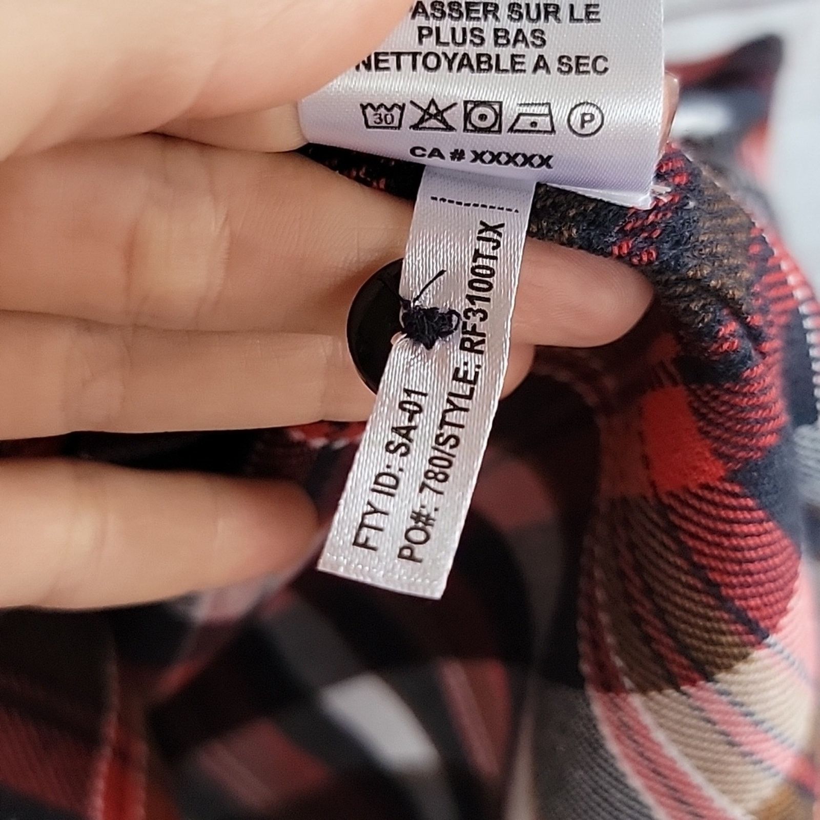 Rainforest Rainforest Red Navy Plaid Flannel Shirt Size Small Size US S / EU 44-46 / 1 - 11 Thumbnail