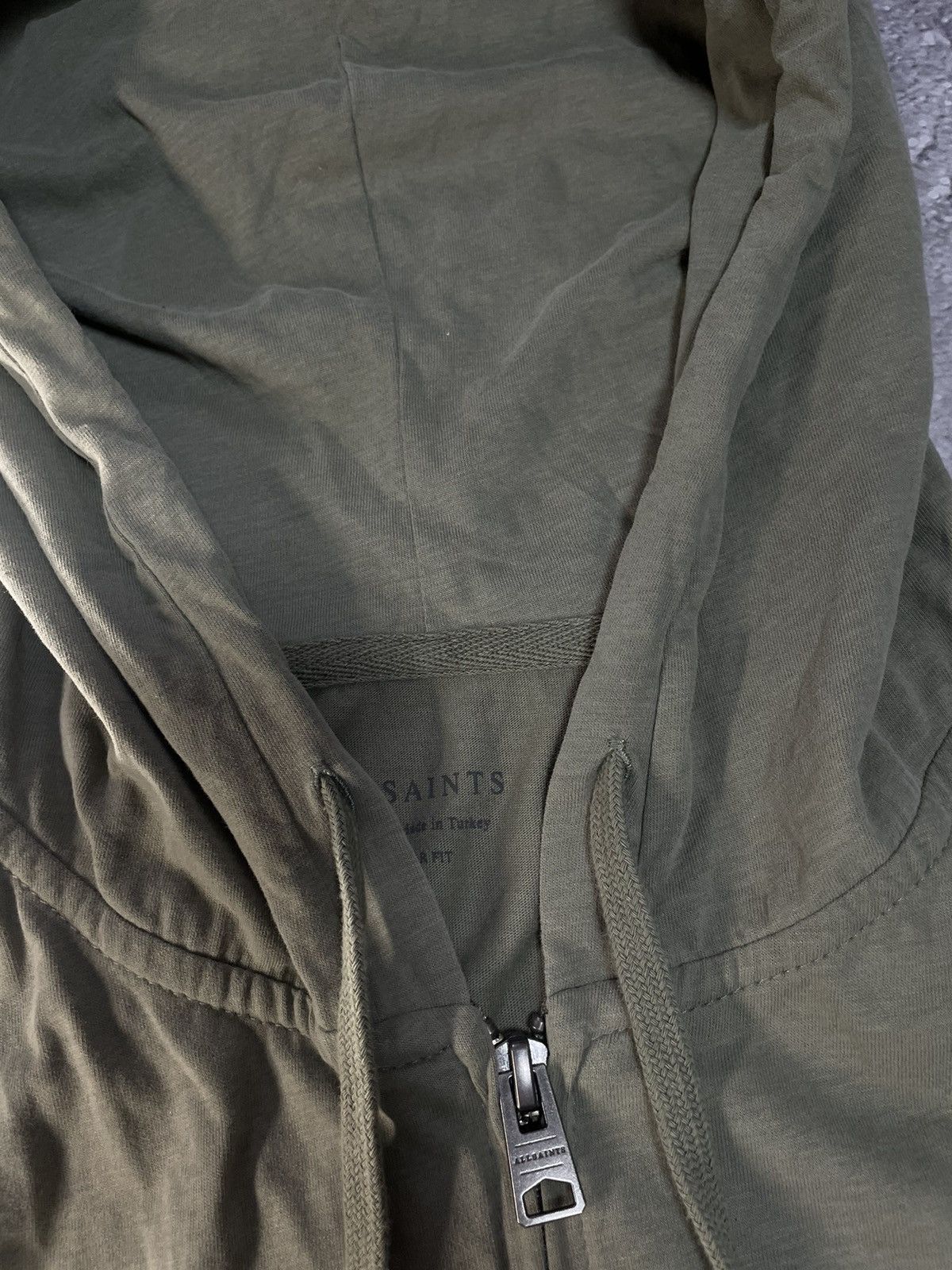 Allsaints ALLSAINTS Light Zip Hoody Rick Owens Style Avantgarde Grunge Size US M / EU 48-50 / 2 - 4 Thumbnail
