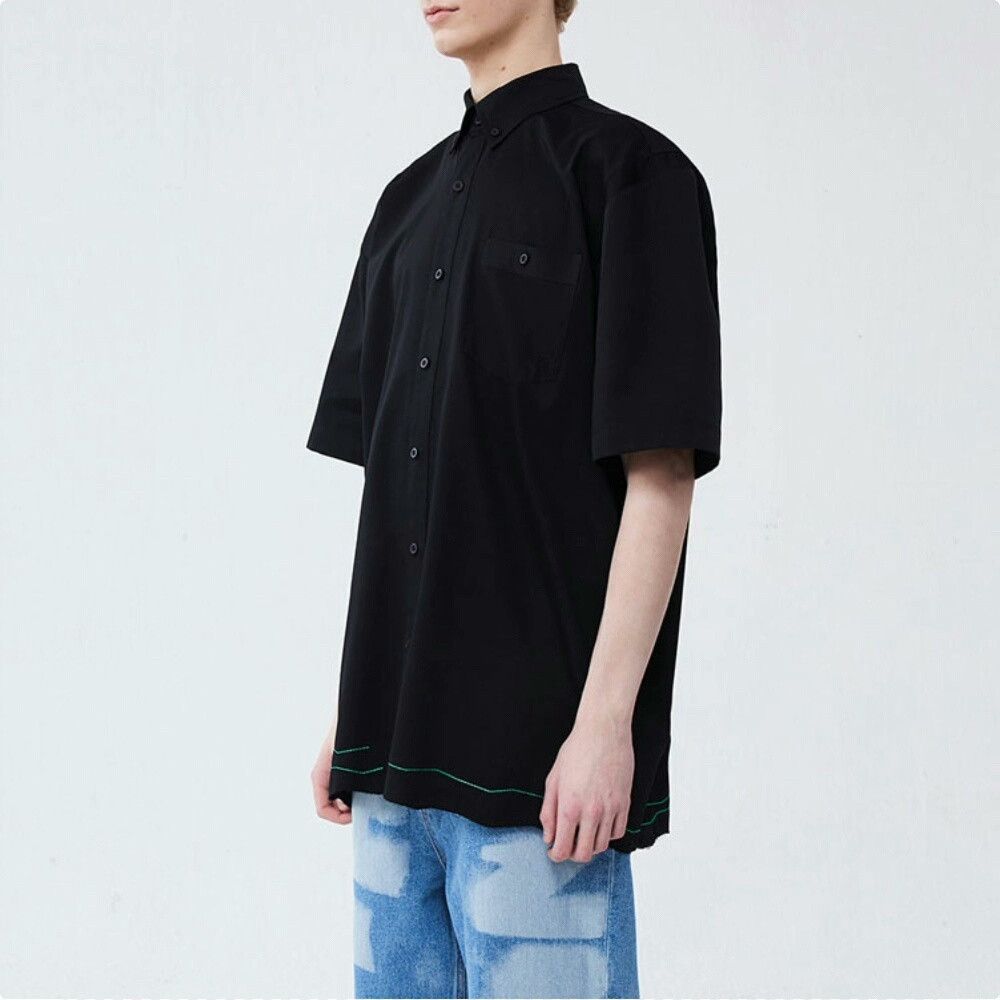 Ader Error ADER ERROR Irregular Short Sleeve Shirt Size US M / EU 48-50 / 2 - 4 Thumbnail