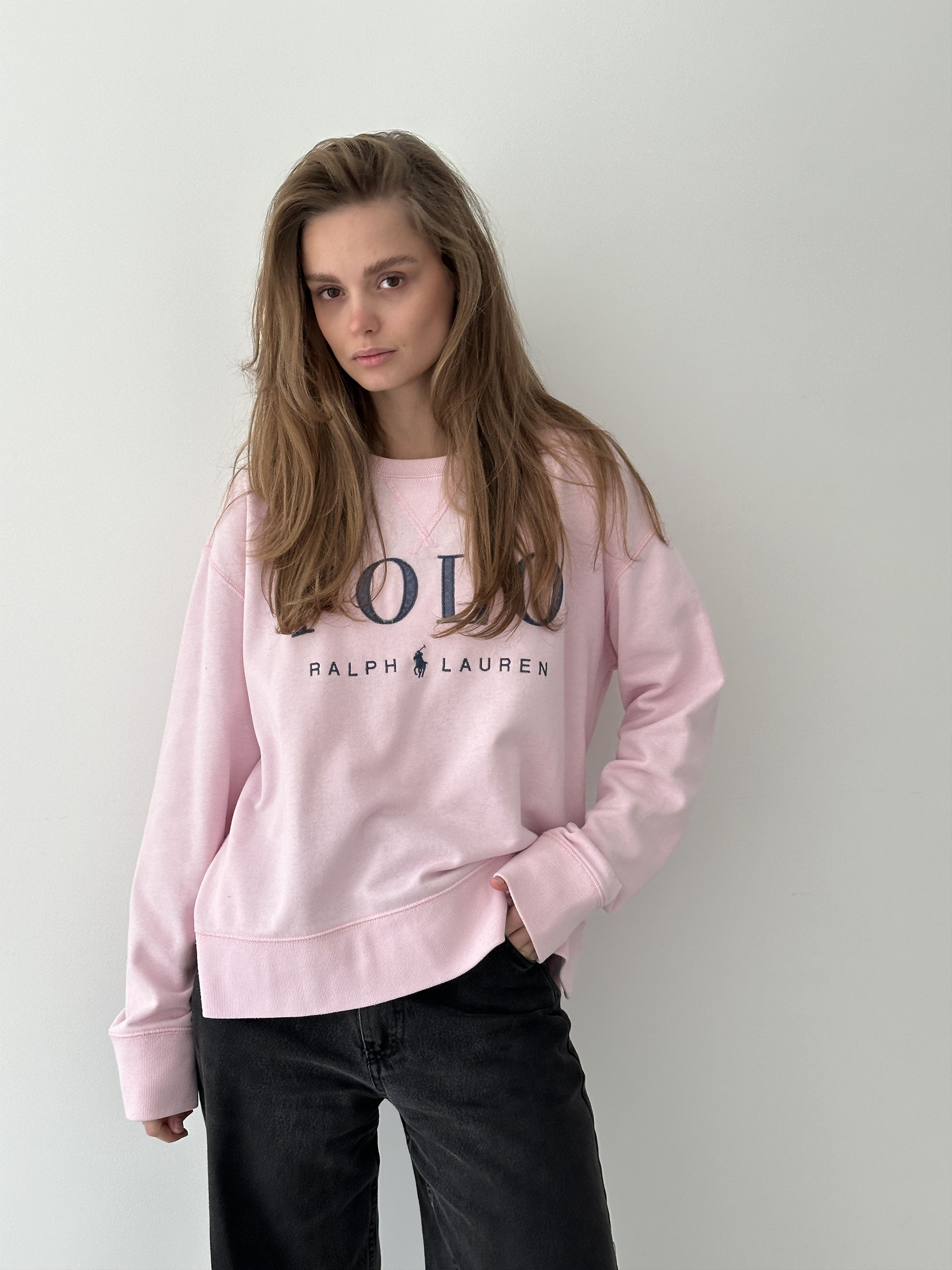 Polo Ralph Lauren Polo Ralph Lauren Pink Sweatshirt Pullover Size XL / US 12-14 / IT 48-50 - 1 Thumbnail