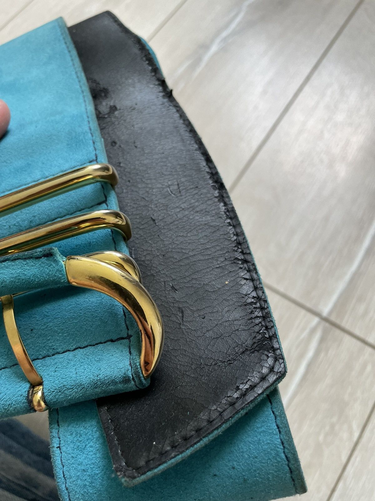Escada × Vintage ESCADA vintage belt Womens Leather Size ONE SIZE - 12 Thumbnail