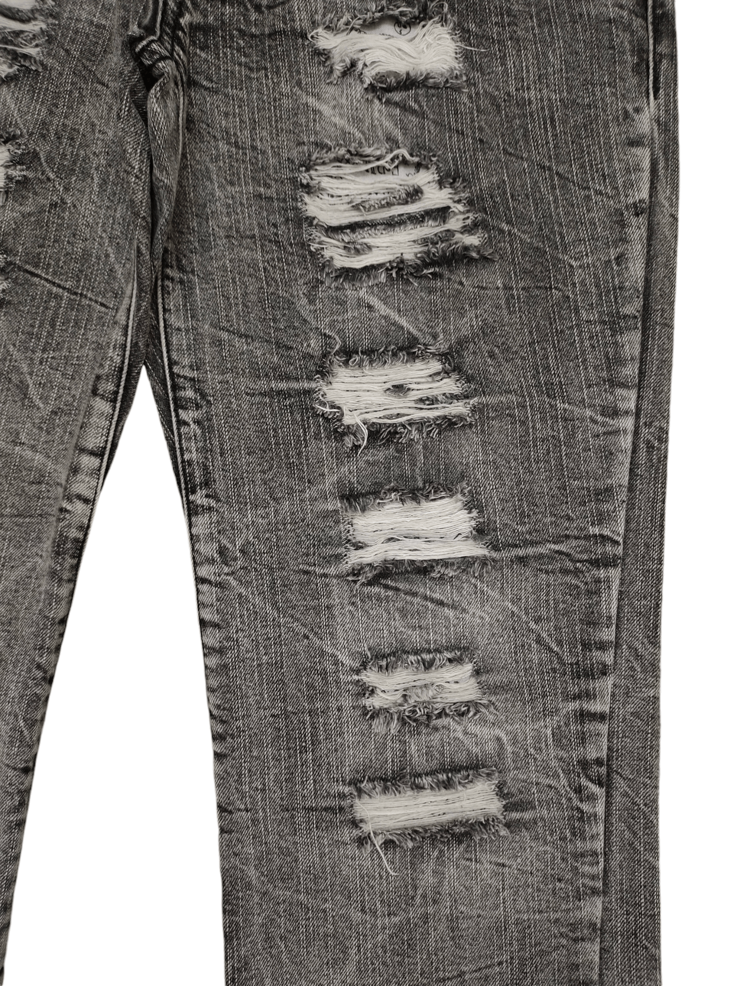Comme des Garcons × Undercover Vintage Y2k Assured Joy Clawmark Distress Faded Denim Jeans Size US 32 / EU 48 - 5 Thumbnail