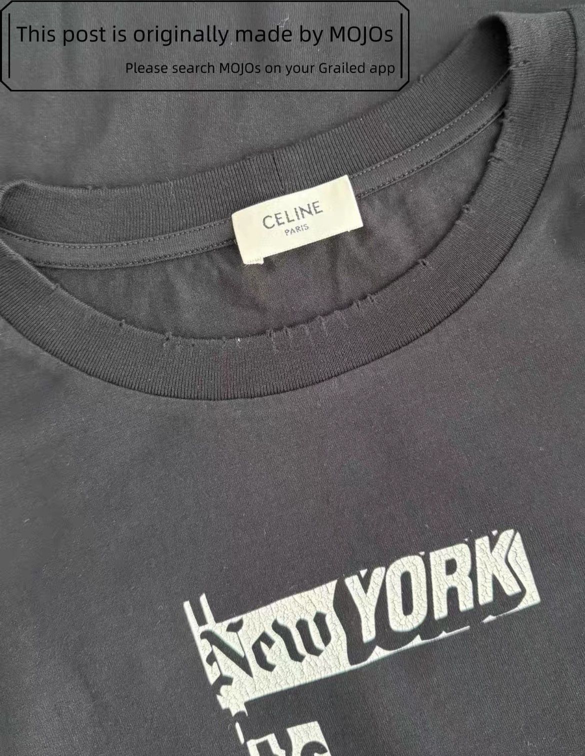 Celine Celine 24SS New York Slogan Tee Size US M / EU 48-50 / 2 - 3 Thumbnail