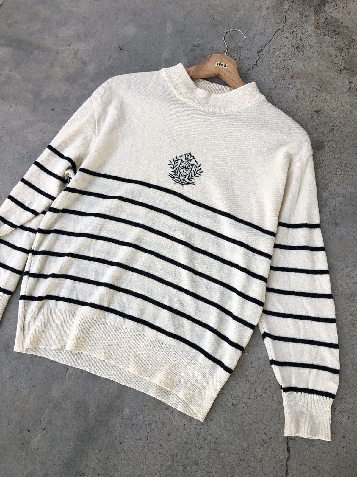 Aran Isles Knitwear 🔴Japanesebrand Unbrand Knitsweater Memeri Stripe Size US M / EU 48-50 / 2 - 2 Thumbnail